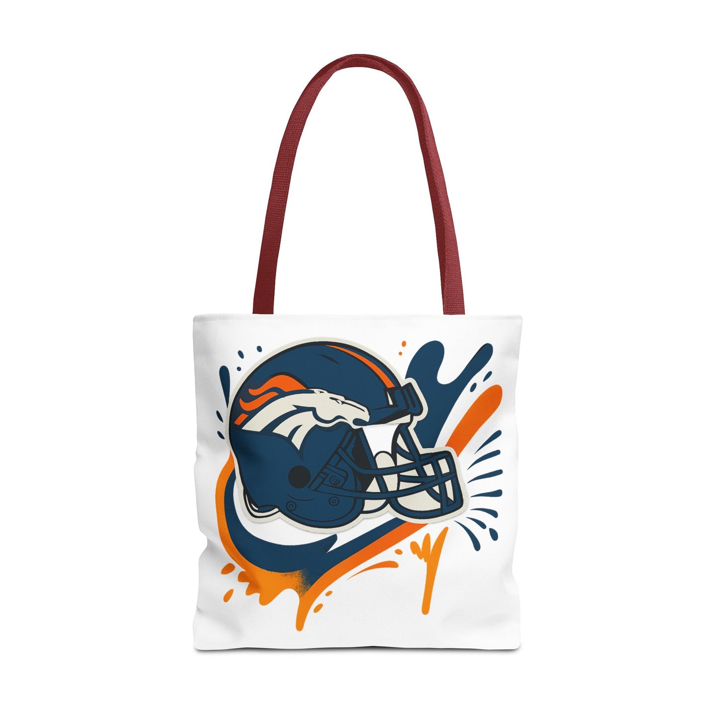 Denver Broncos Sports Tote Bag, Game Day Tote, Football Fan Gift, NFL Accessories, Team Spirit Bag, AOP Design
