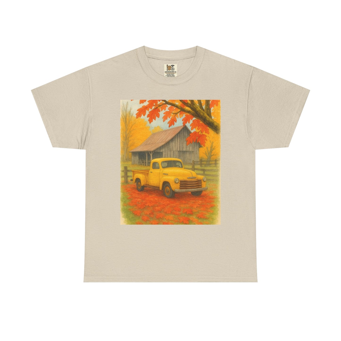 Autumn Vibes Unisex Heavy Cotton Tee, Fall Shirt, Vintage Truck Tee, Cozy [...]