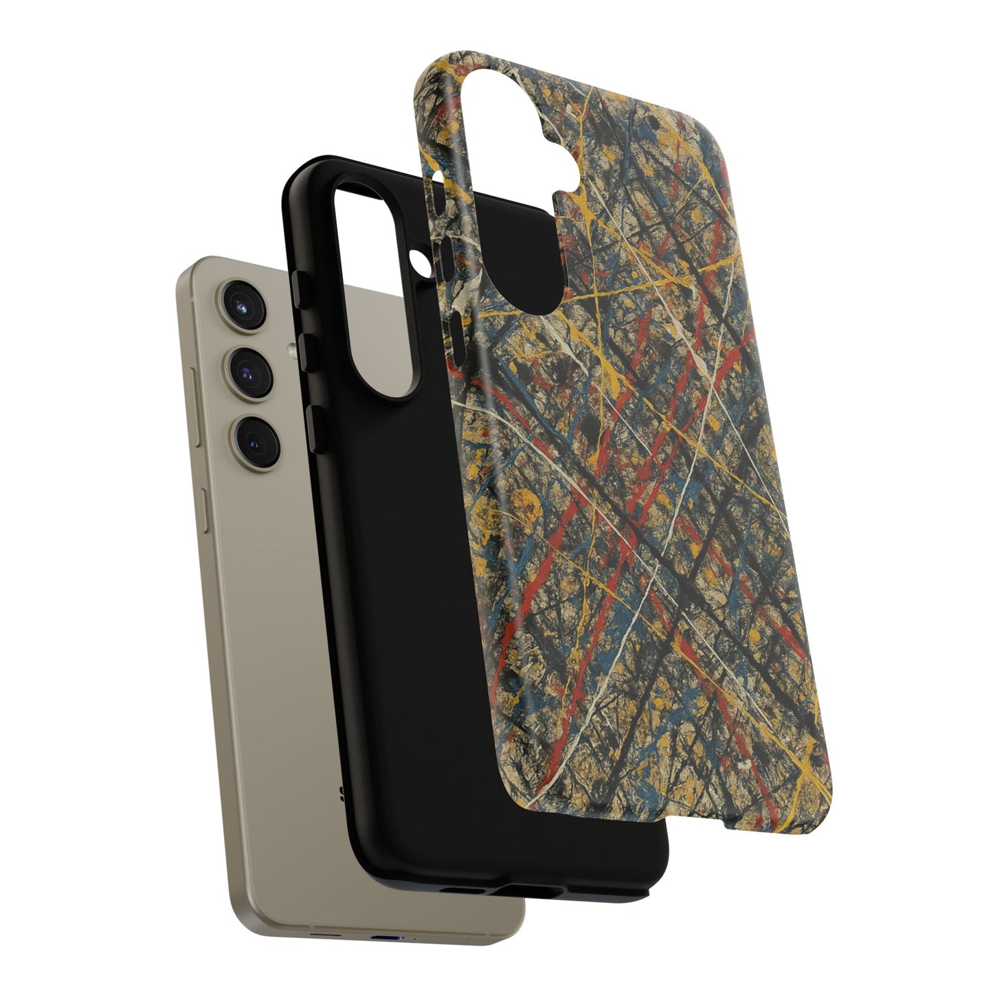 Tough Cases Phone Case - Bold Abstract Design, Stylish Mobile Cover, Unique Gift for Him/Her, Durable Accessory, Trendy Protection