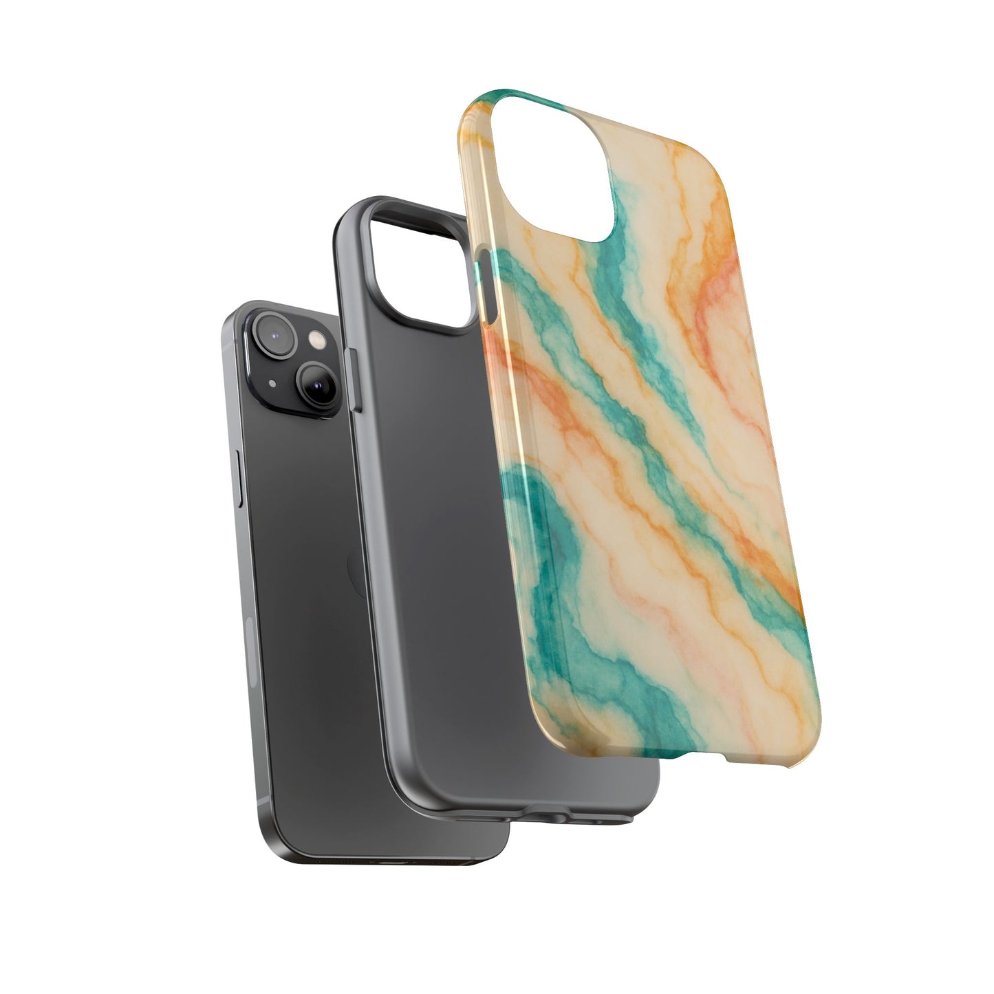 Stylish Phone Case - Tough Cases with Abstract Marble Design, Trendy Accessory, Gift for Her, Protective Case, Unique Phone Cover