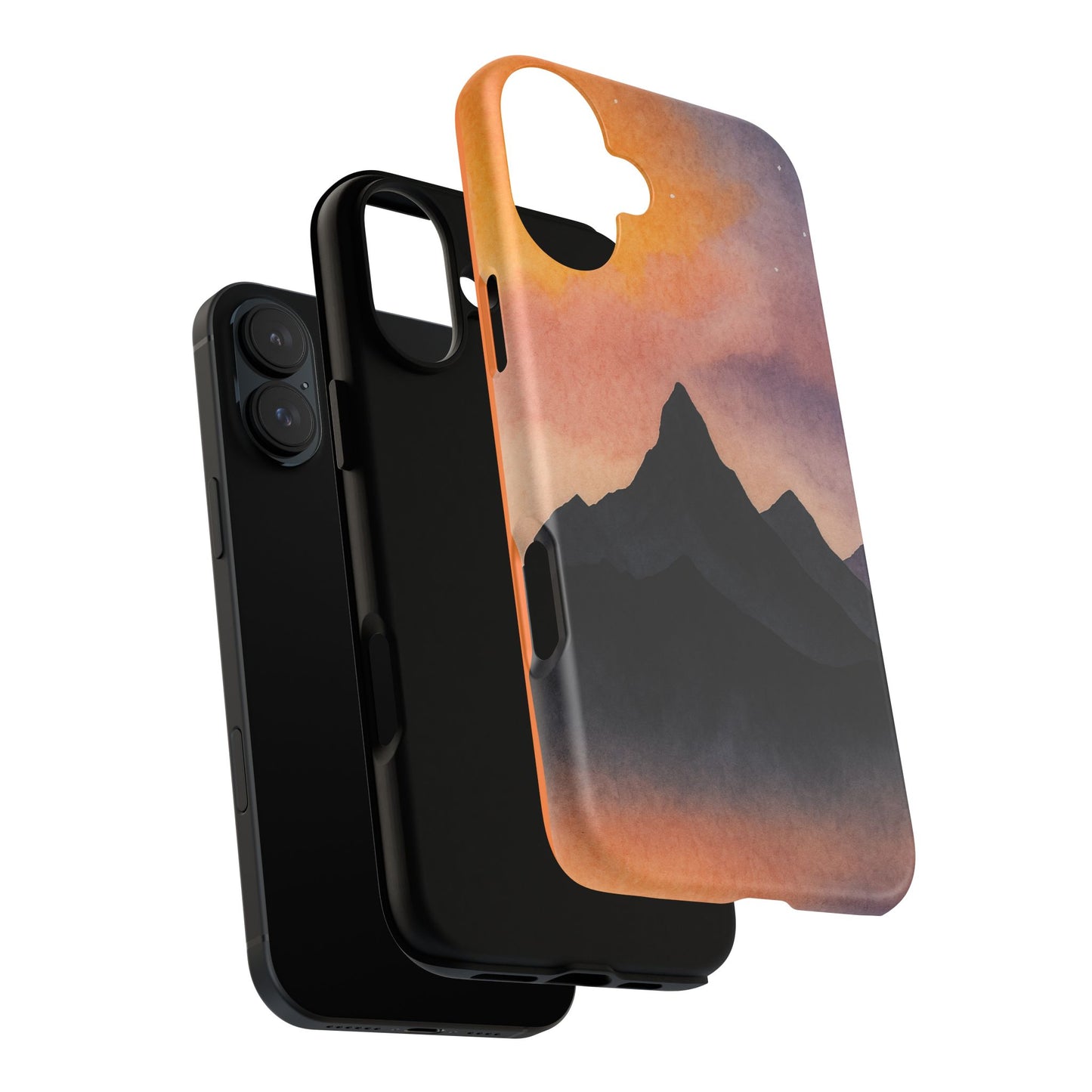 Mountain Sunset Phone Case, Nature Lover's Gift, Adventure Phone Cover, Unique Cellphone Accessories, Outdoor Enthusiast Decor