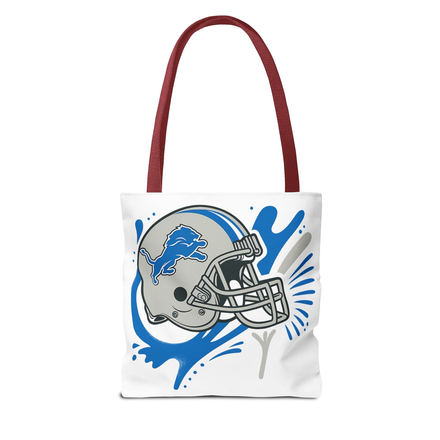 Sporty Tote Bag, Floral Football Tote, Game Day Bag, NFL Team Spirit Bag, Birthday Gift for Sports Fans, Everyday Use Bag