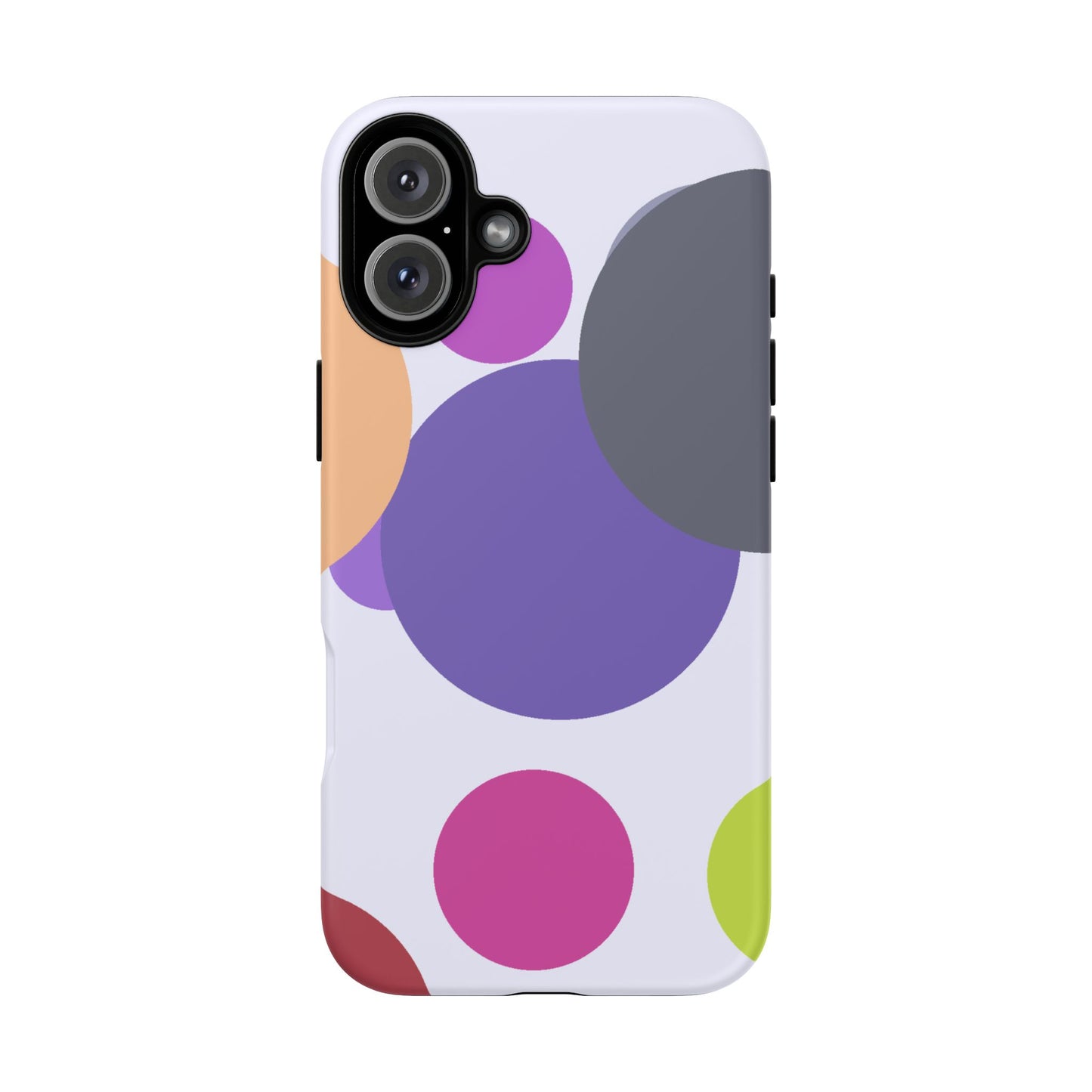 Colorful Geometric Phone Case, Bold Protective Cover for iPhone, Unique Gift for Trendy Teens, Fun Customizable Cases, Modern Design