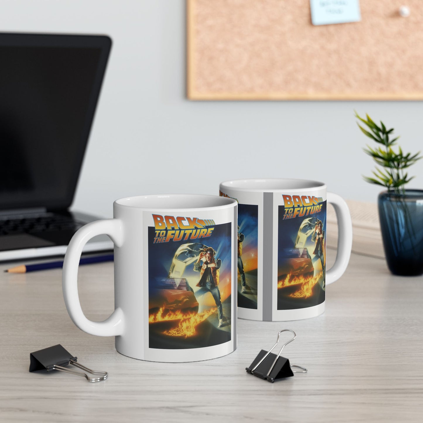 Back to the Future Ceramic Mug, Movie Lover Gift, 80s Nostalgia Cup, Time Travel Collectible, Geeky Drinkware