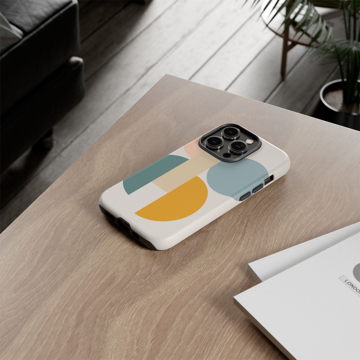 Minimalist Geometric Phone Case, Stylish Protective Cover for Phones, Modern Design, Gift for Him/Her, Trendy Tech Accessory