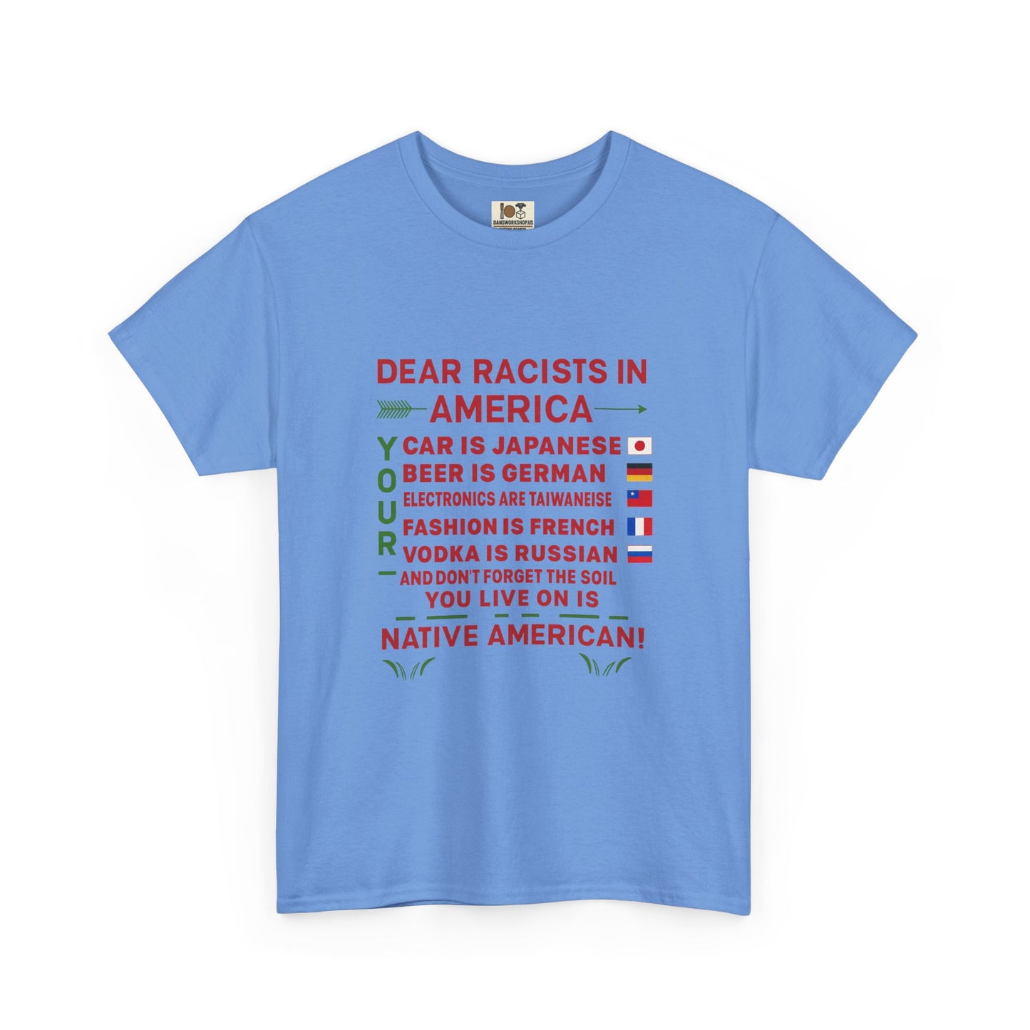 Cultural Awareness Tee, Unisex Heavy Cotton Tee, Anti-Racist Shirt, Social Justice Clothing, Statement T-Shirt, Gift for Activists