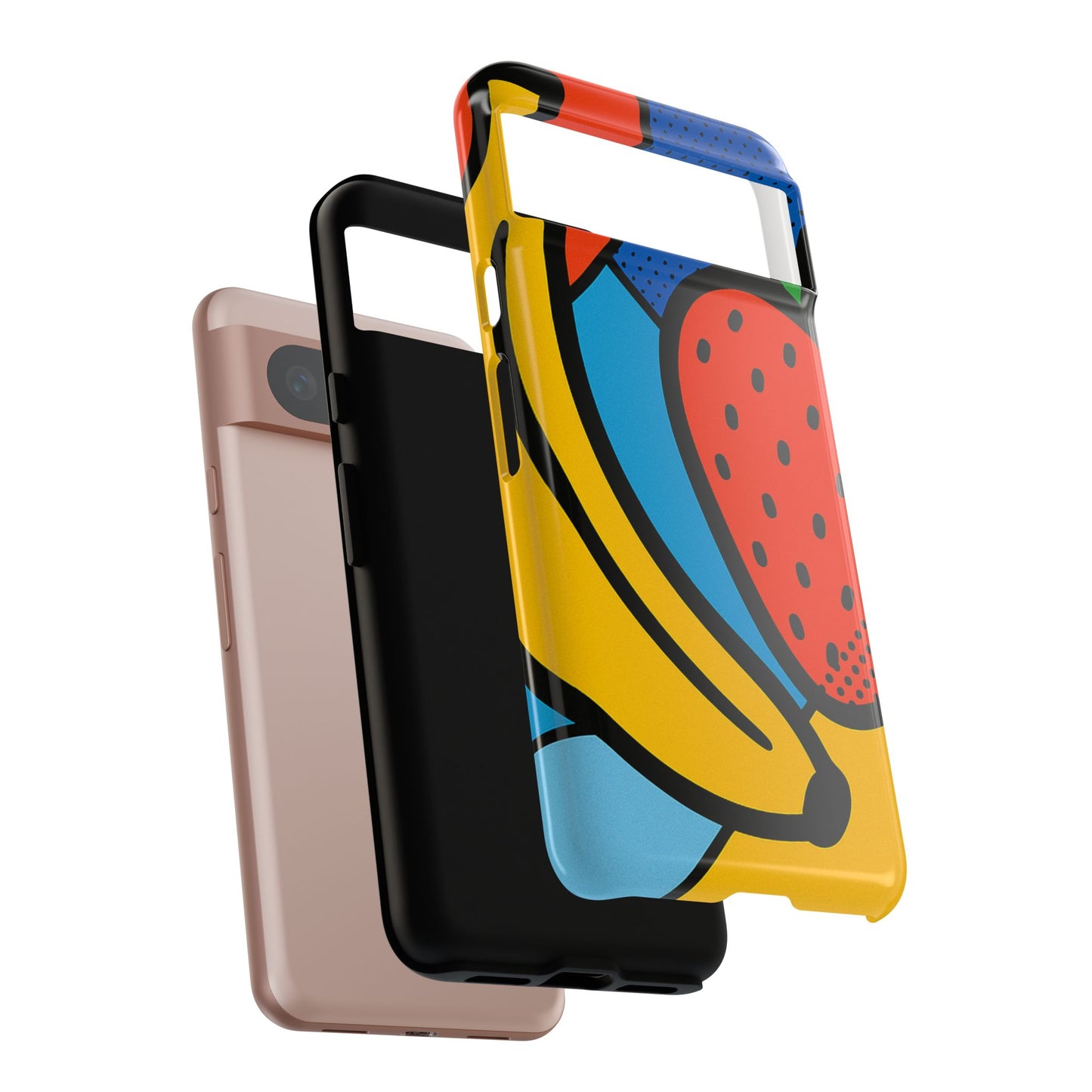 Colorful Fruit Phone Case - Tough Cases - Fun, Vibrant, Unique, Gifts for Friends, Summer Accessories, Trendy Phone Protector