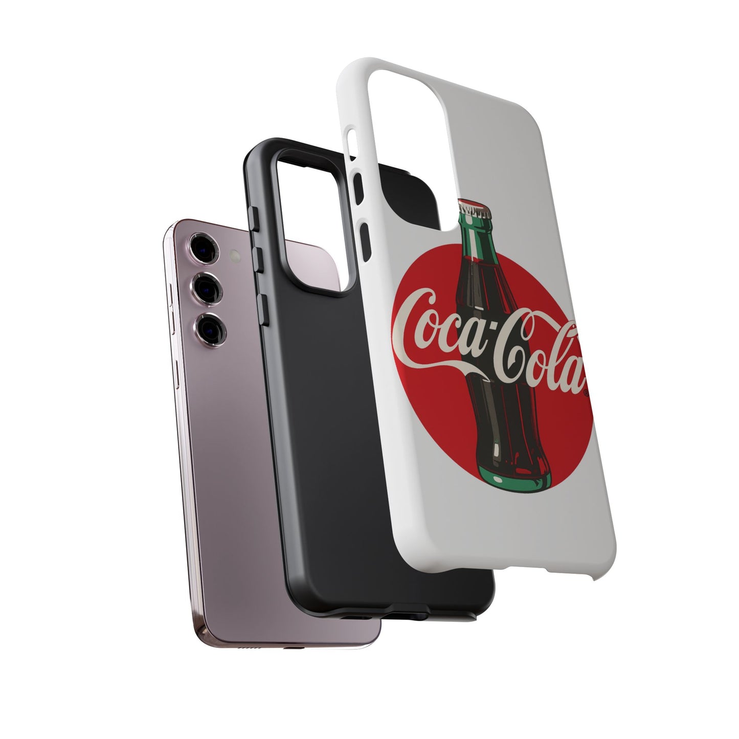 Coca-Cola Tough Phone Cases, Vintage Soda Drink, Retro Style, Unique Gift, Phone Accessories, Summer Vibes