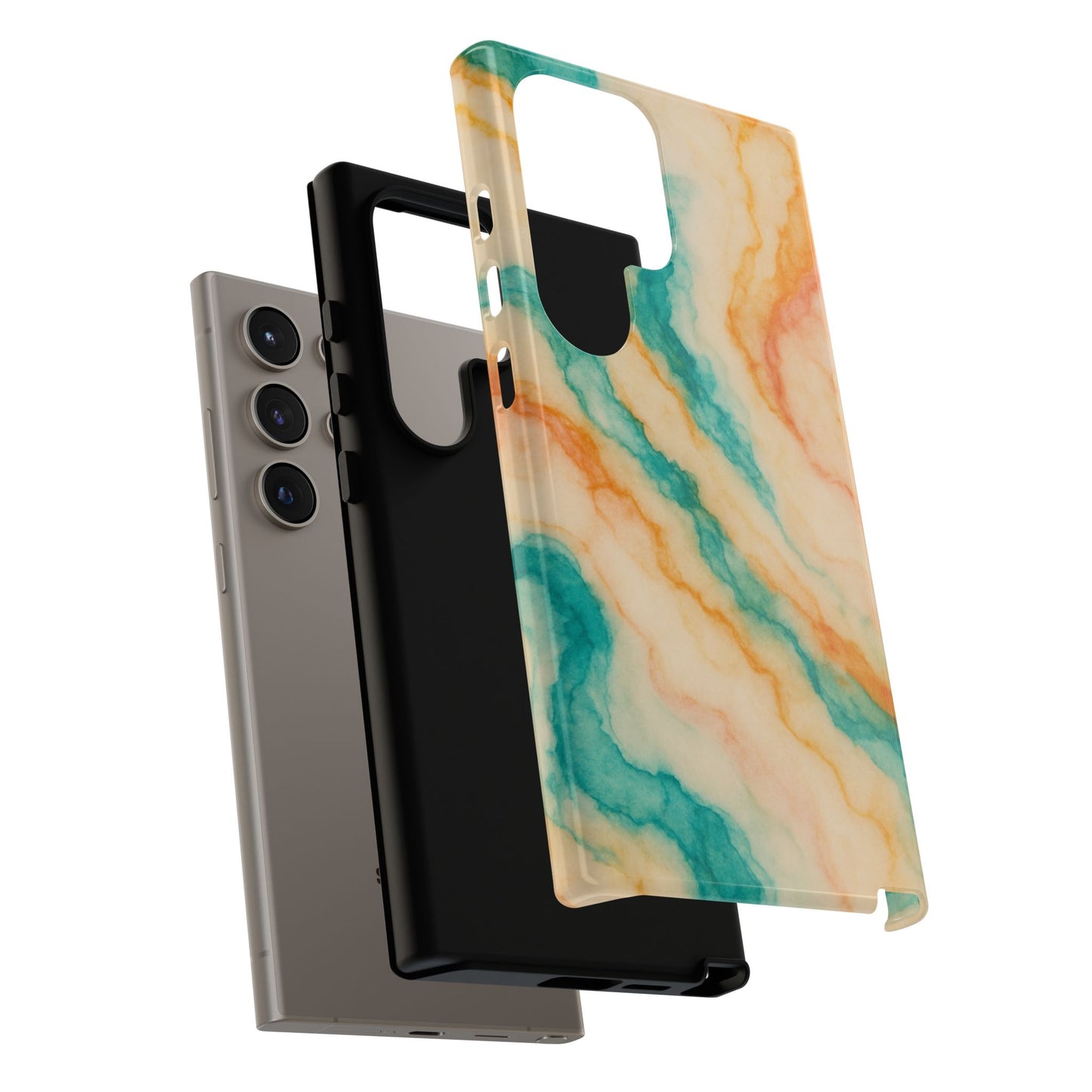 Stylish Phone Case - Tough Cases with Abstract Marble Design, Trendy Accessory, Gift for Her, Protective Case, Unique Phone Cover