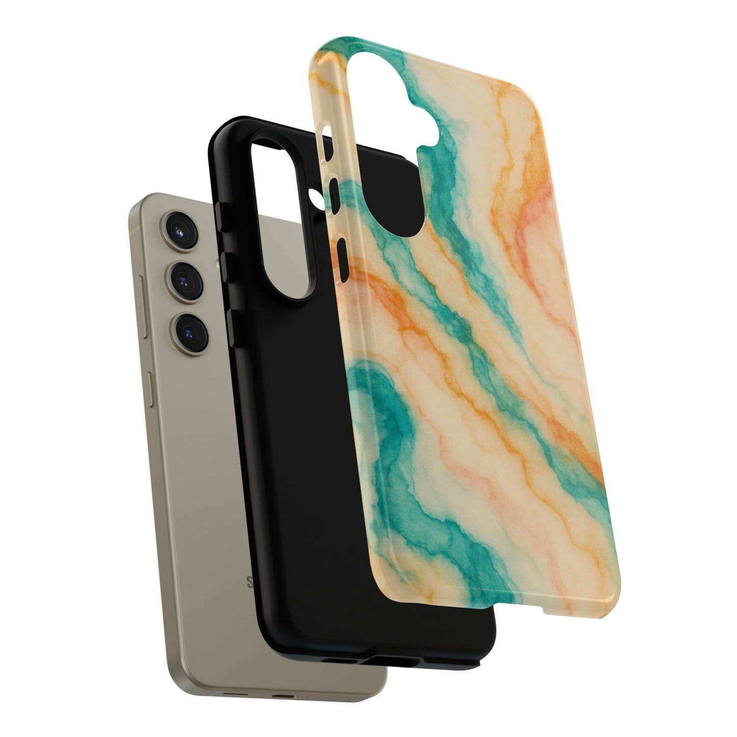 Stylish Phone Case - Tough Cases with Abstract Marble Design, Trendy Accessory, Gift for Her, Protective Case, Unique Phone Cover
