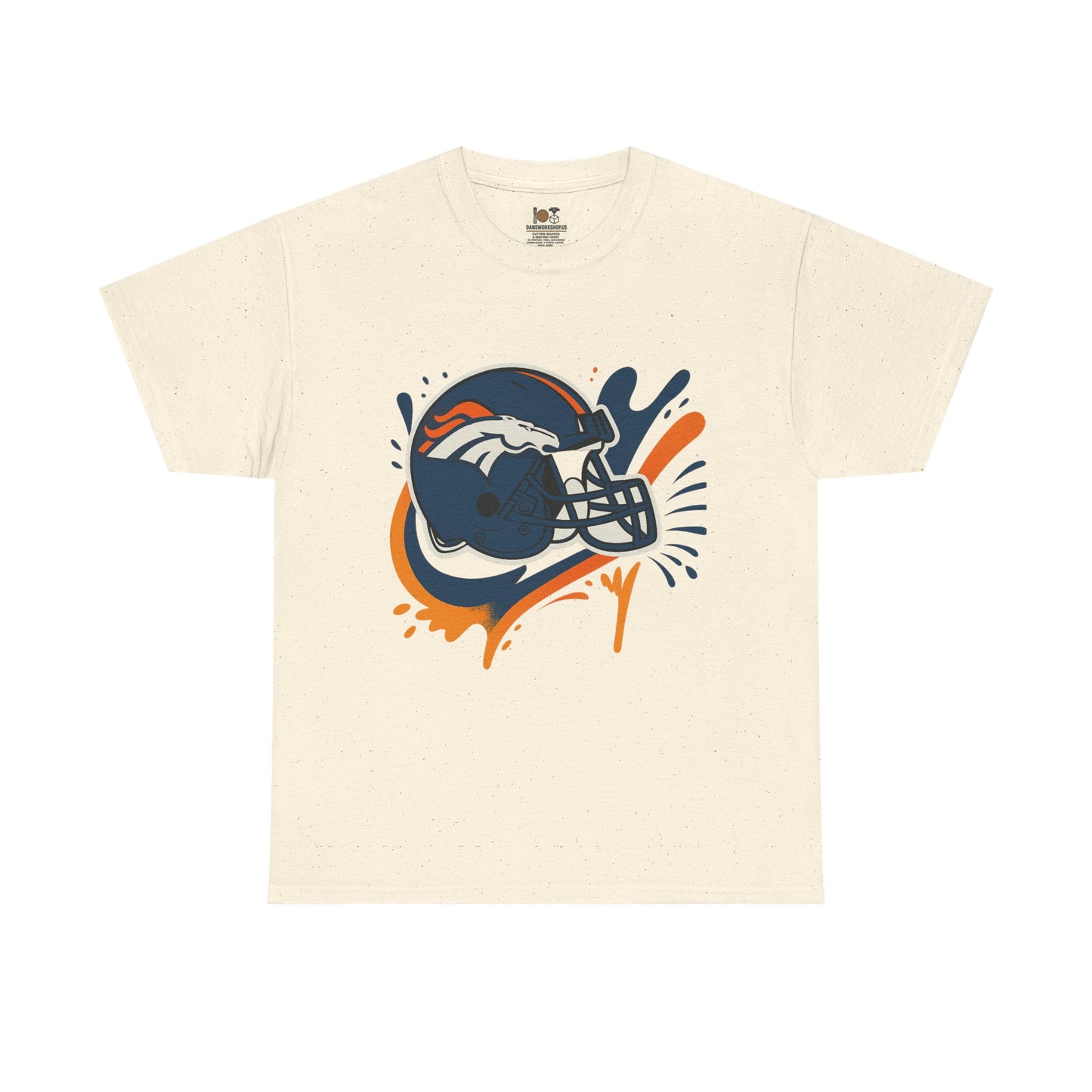 Denver Broncos Heavy Cotton Tee, Sports Team Shirt, Game Day Apparel, Unisex T-Shirt, Football Fan Gift, Denver Merchandise