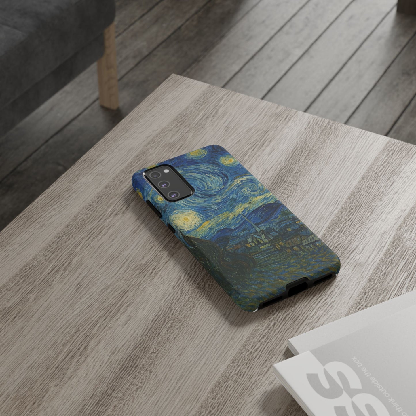 Starry Night Phone Case, Artistic Cell Phone Cover, Gift for Art Lovers, Unique Phone Accessory, Birthday Gift for Him/Her, Tough Cases