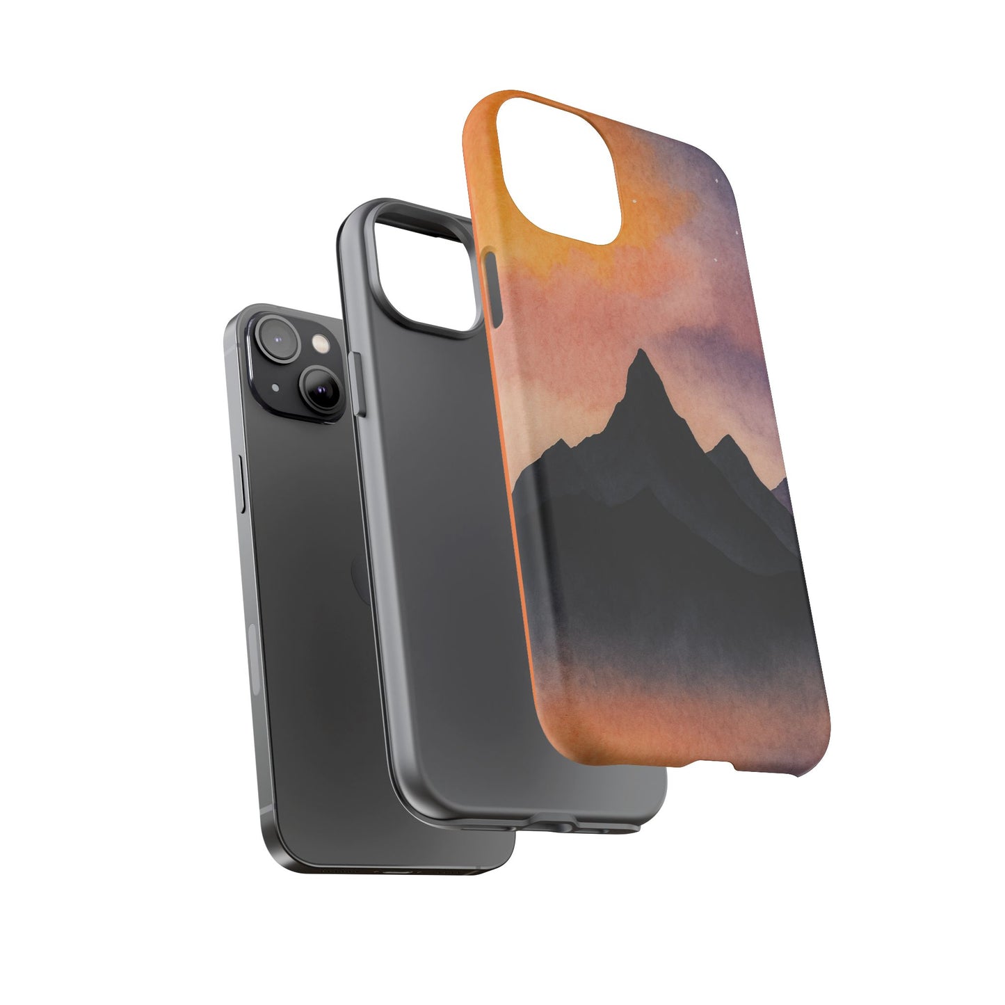 Mountain Sunset Phone Case, Nature Lover's Gift, Adventure Phone Cover, Unique Cellphone Accessories, Outdoor Enthusiast Decor