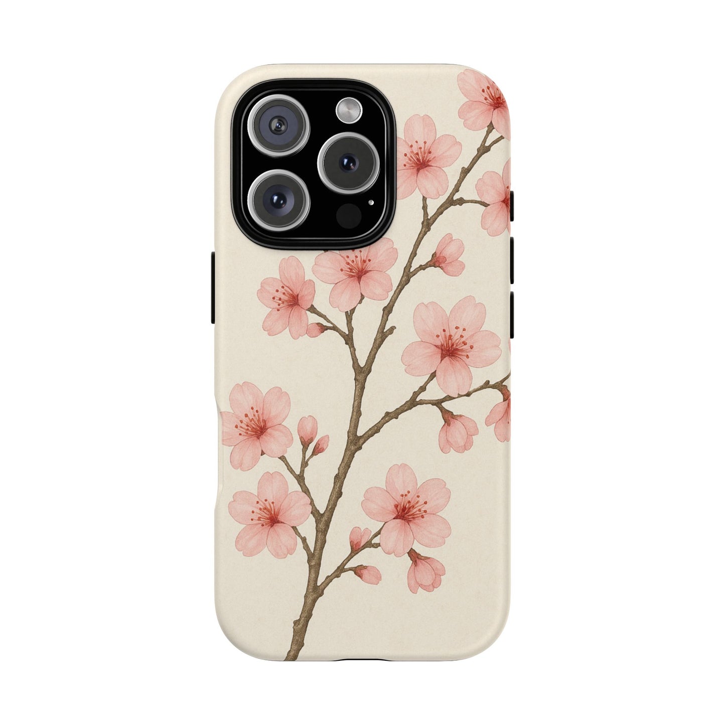 Cherry Blossom Phone Case, Floral Phone Cover, Tough Case for Gifts, Spring Decor, Cute Tech Accessories, Nature Lover's Gift