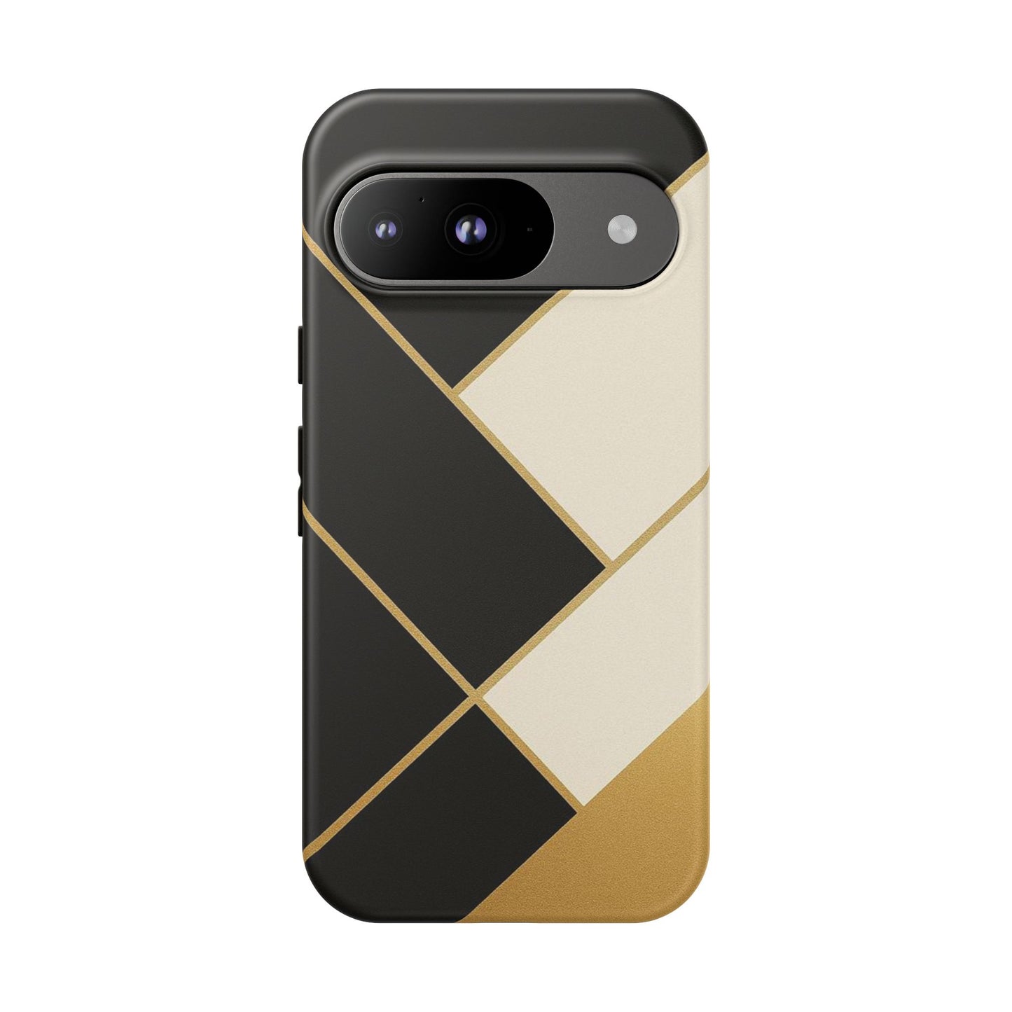 Chic Phone Case, Stylish Phone Cover, Geometric Design Case, Protective Mobile Case, Modern Phone Protector
