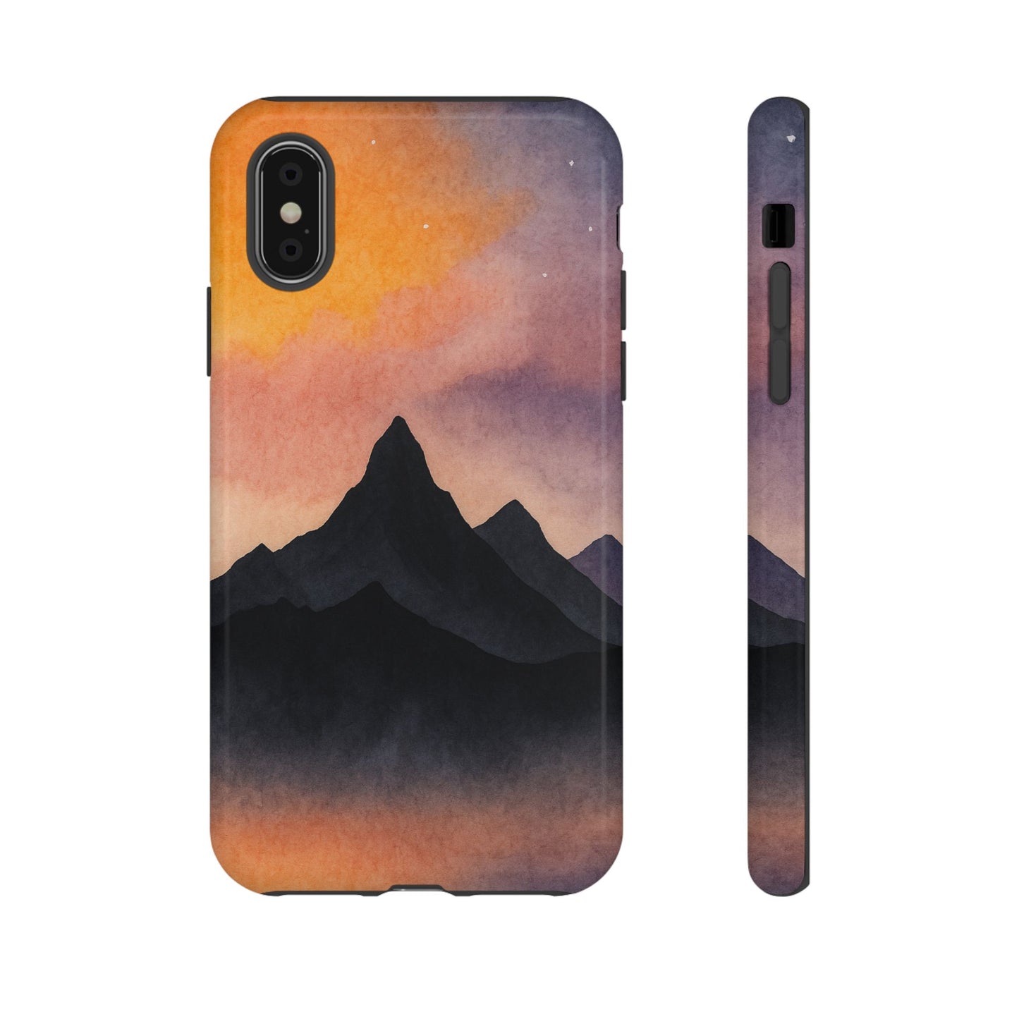 Mountain Sunset Phone Case, Nature Lover's Gift, Adventure Phone Cover, Unique Cellphone Accessories, Outdoor Enthusiast Decor