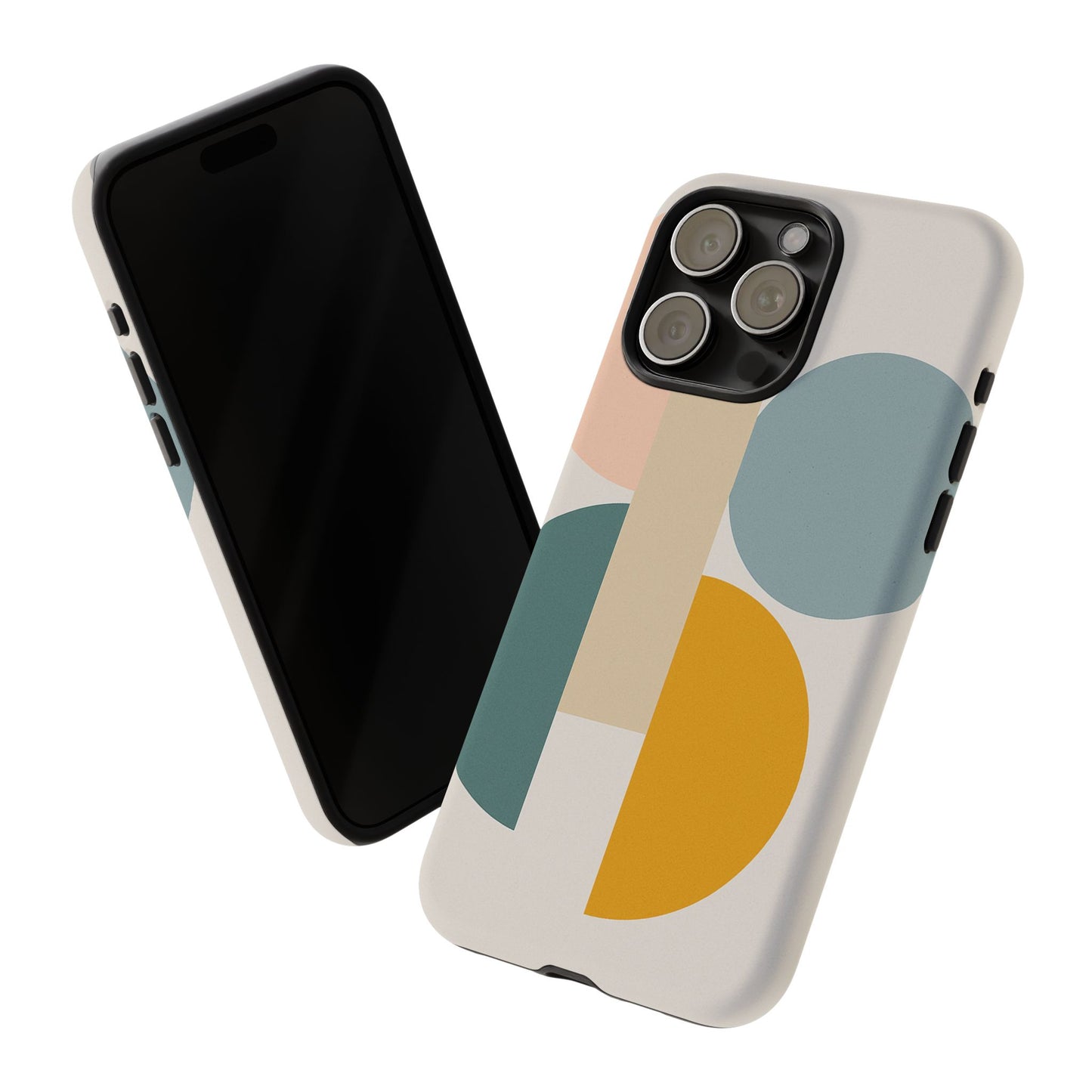 Minimalist Geometric Phone Case, Stylish Protective Cover for Phones, Modern Design, Gift for Him/Her, Trendy Tech Accessory