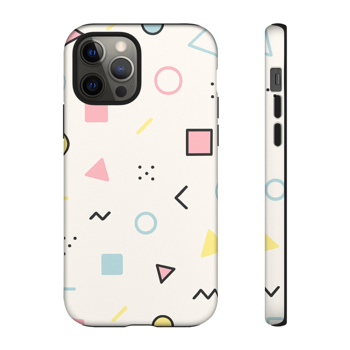 Geometric Phone Case - Stylish Tough Cases for Trendsetters, Unique Phone Covers, Modern Accessories, Gift Ideas for Her