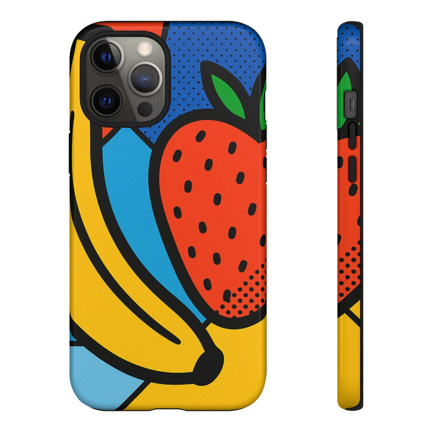 Colorful Fruit Phone Case - Tough Cases - Fun, Vibrant, Unique, Gifts for Friends, Summer Accessories, Trendy Phone Protector