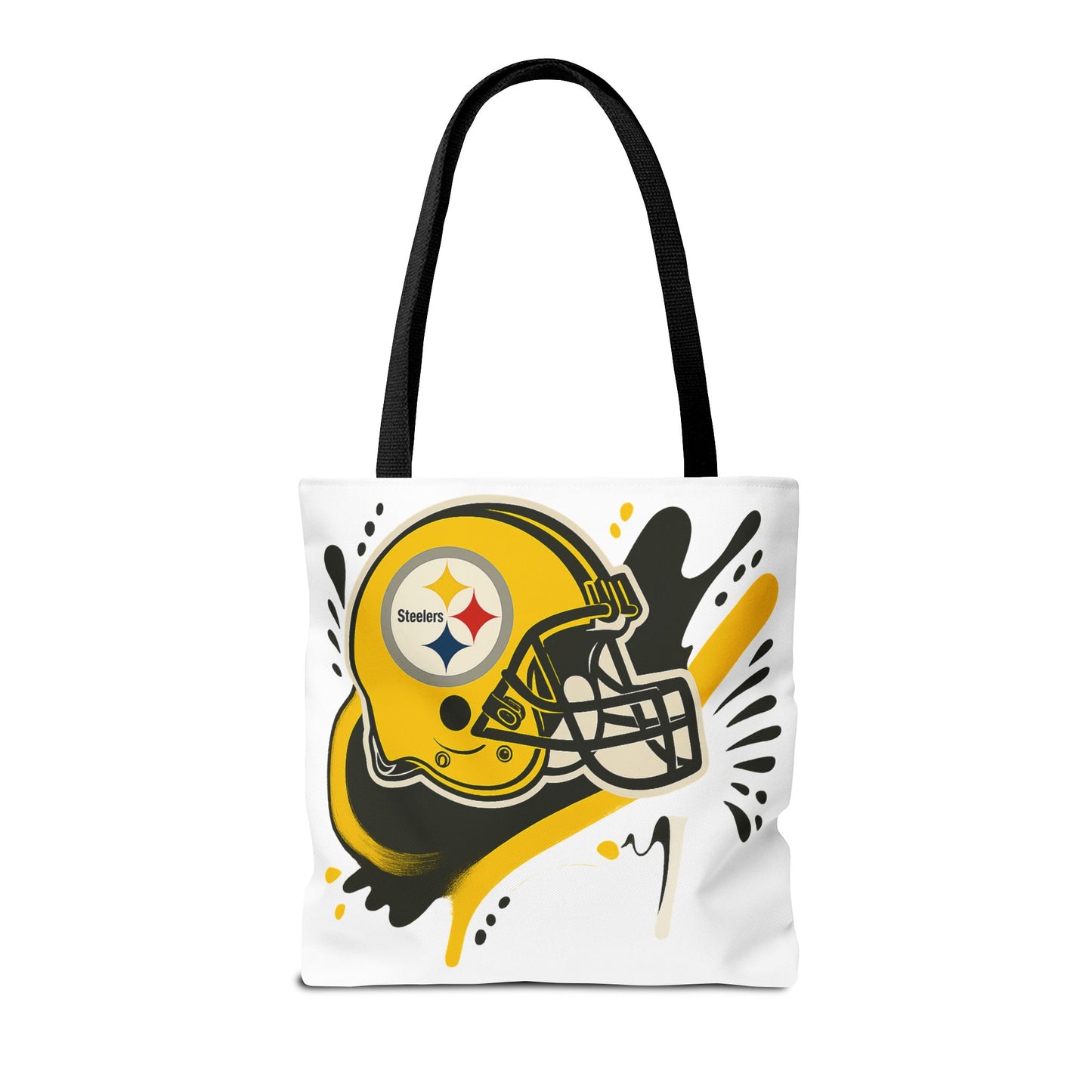 Steelers Inspired Tote Bag, Football Fan Accessory, Game Day Tote, Sports Bag, Personalized Gift for Him