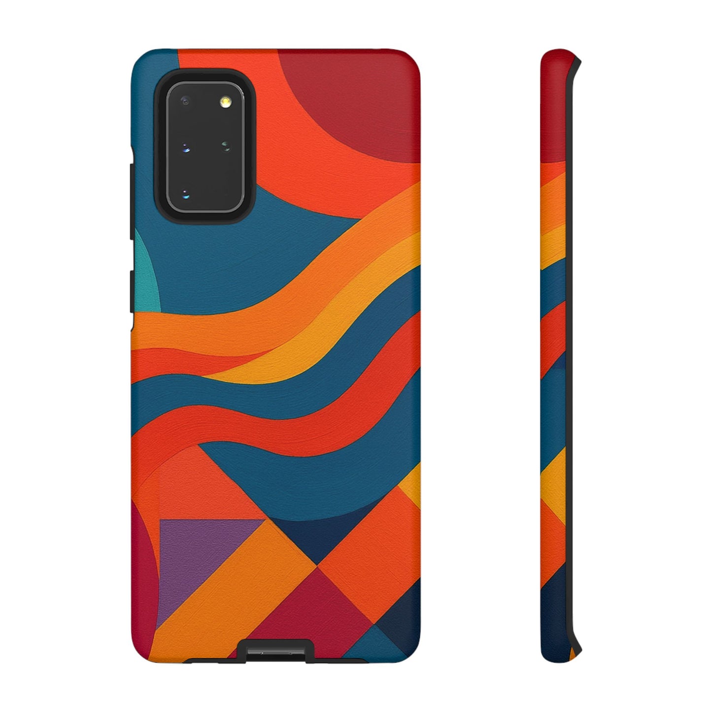 Vibrant Phone Case, Abstract Design Cover, Tough Cases for All Occasions, Stylish Gift for Tech Lovers, Modern Phone Accessories