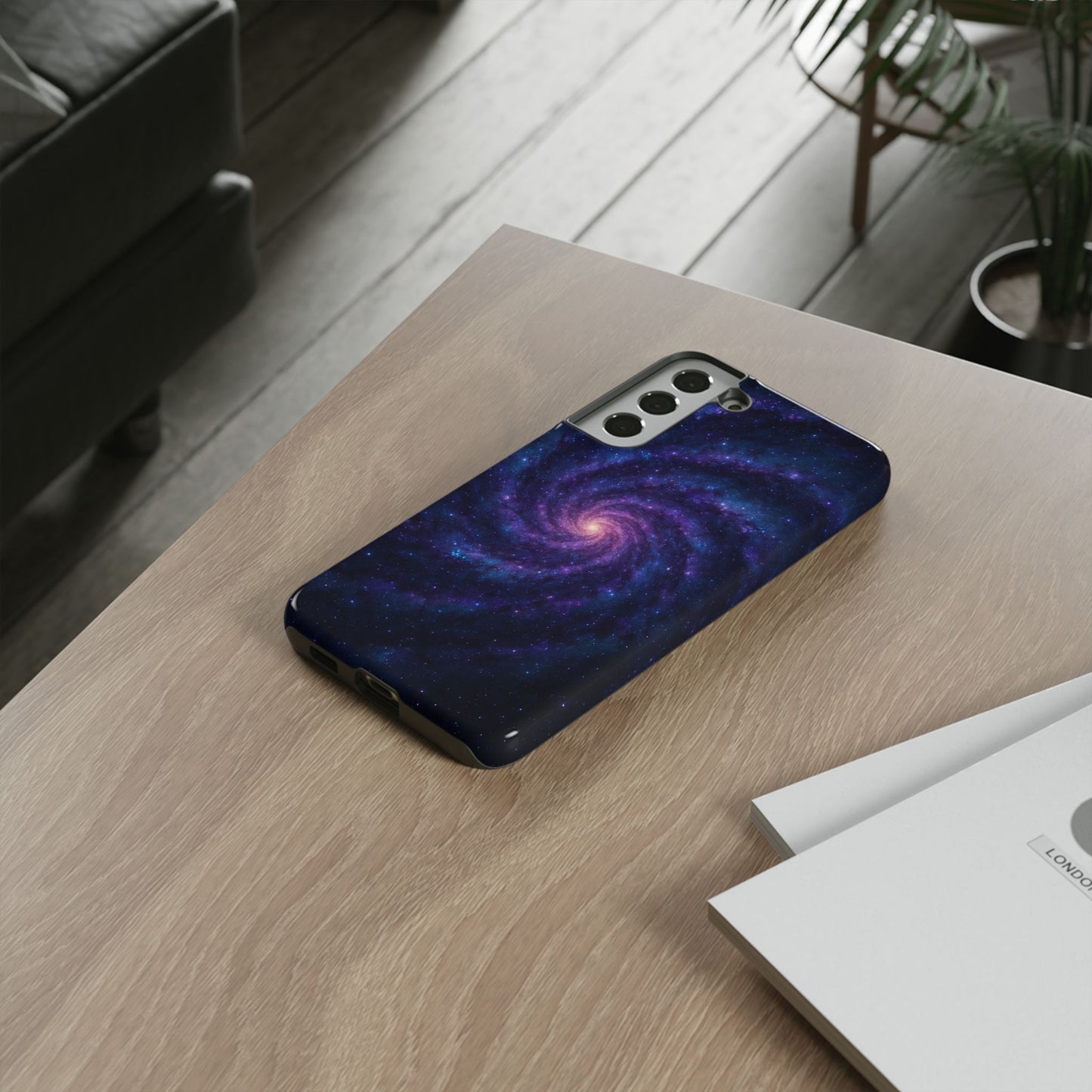 Galaxy Phone Case, Tough Phone Cover, Cosmic Phone Protection, Space Gift for Astronomers, Trendy Galaxy Design