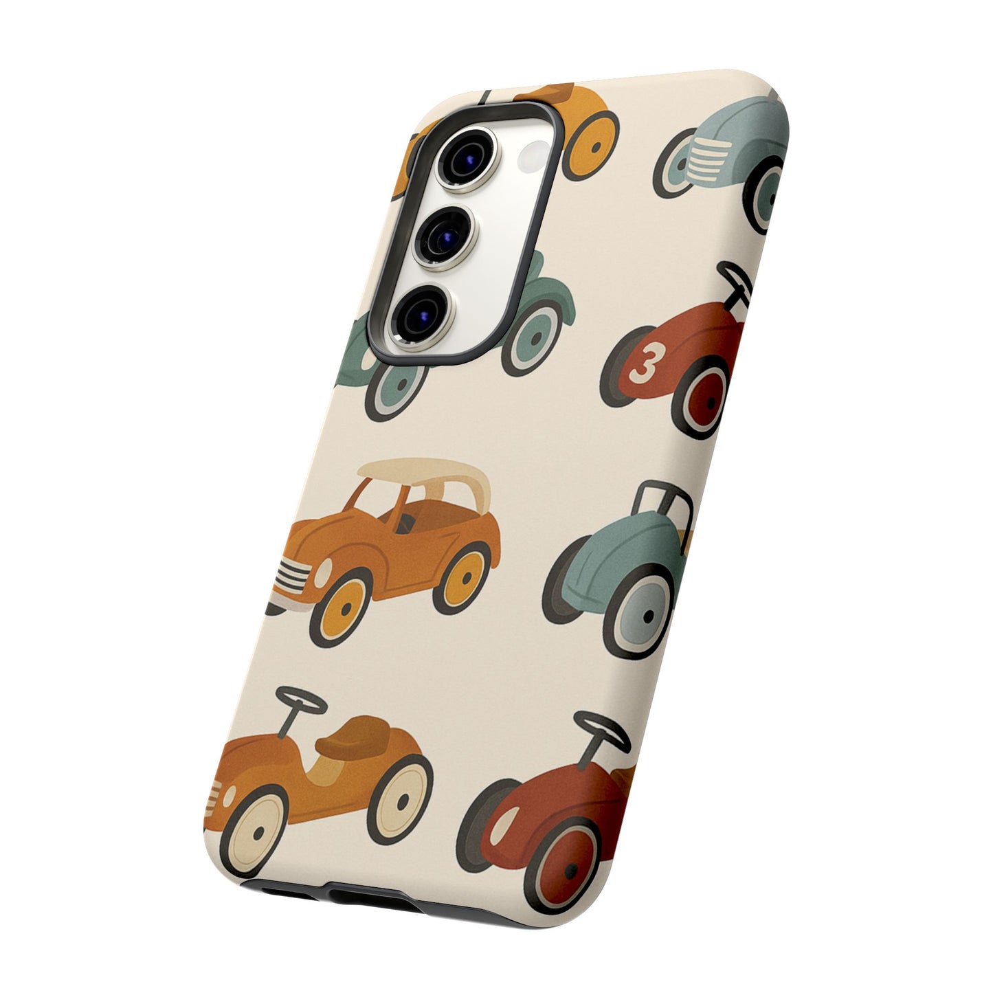 Vintage Car Phone Case, Tough Cases, Kids Gift, Car Lover Accessory, Retro Style, Phone Protection, Unique Design, pedal cars