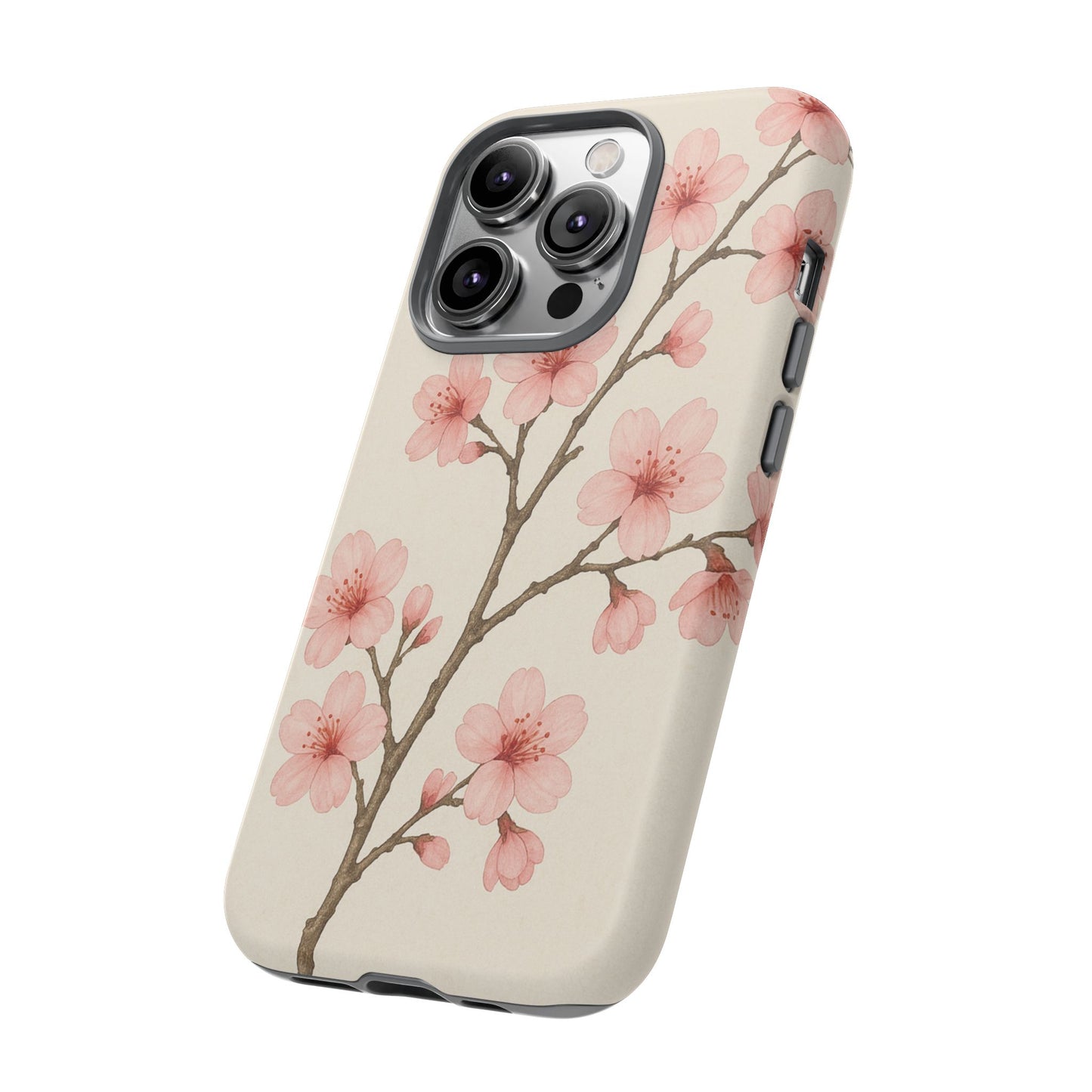 Cherry Blossom Phone Case, Floral Phone Cover, Tough Case for Gifts, Spring Decor, Cute Tech Accessories, Nature Lover's Gift