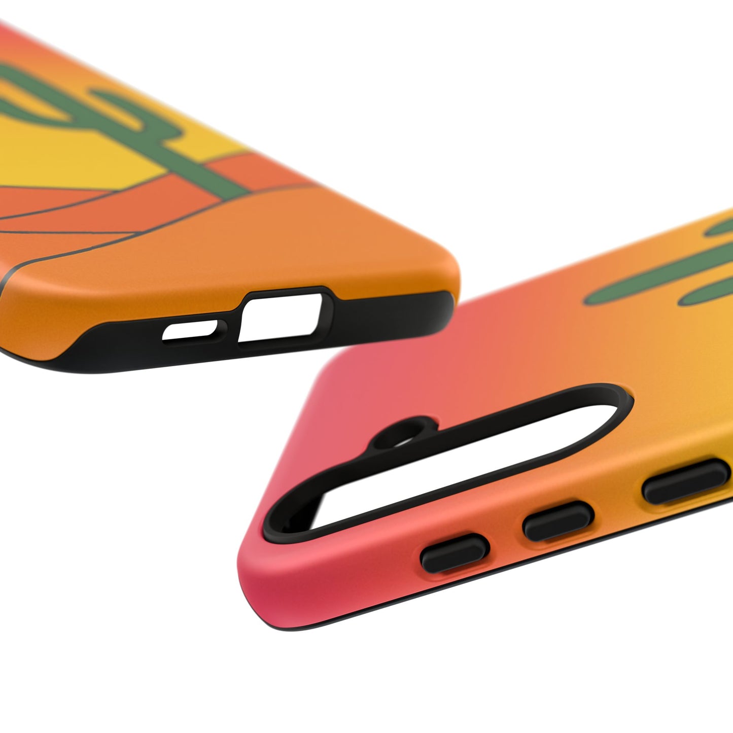 Desert Vibes Phone Case, Tough Cases, Cactus Design, Colorful Phone Cover, Summer Aesthetic, Unique Gift Idea