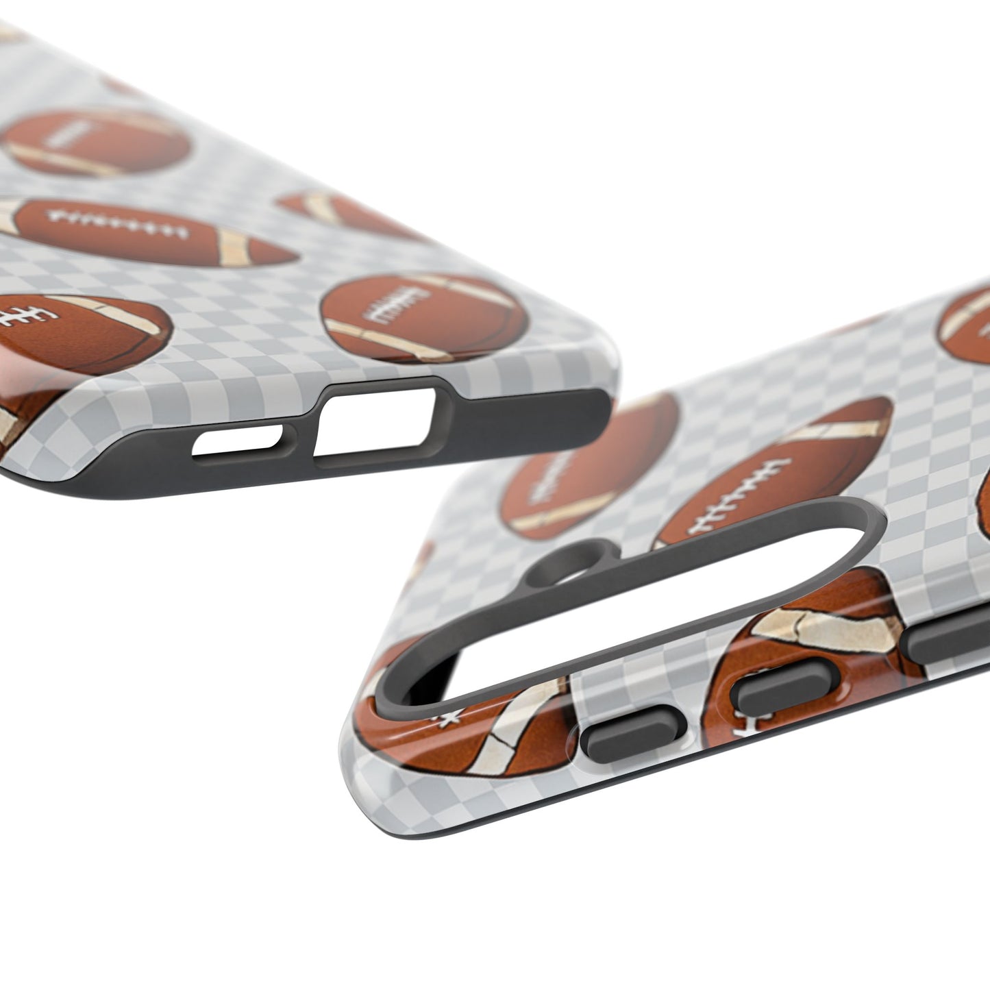 Football Phone Case, Tough Cases for Sports Fans, Unique Gift for Football Lovers, Protective Decor, Athletic Accessories