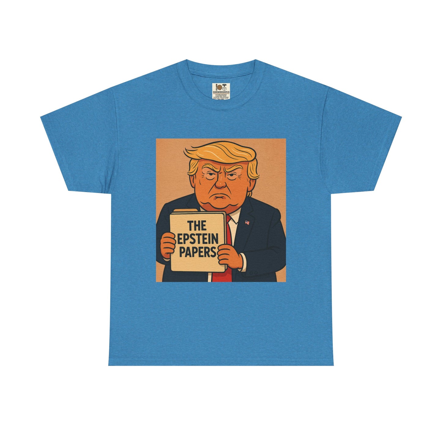 Political Humor Tee, Graphic T-Shirt, Unisex Cotton Shirt, Meme Gift, Statement Tee, Casual Wear, Fun Apparel, trump, Epstein
