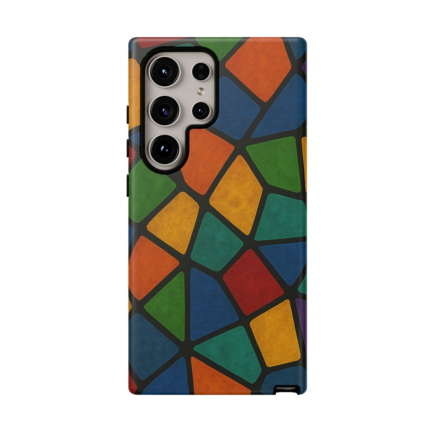 Colorful Mosaic Phone Case, Tough Cell Phone Cover, Vibrant Smartphone Protector, Unique Gift for Weddings, Birthday, Holidays