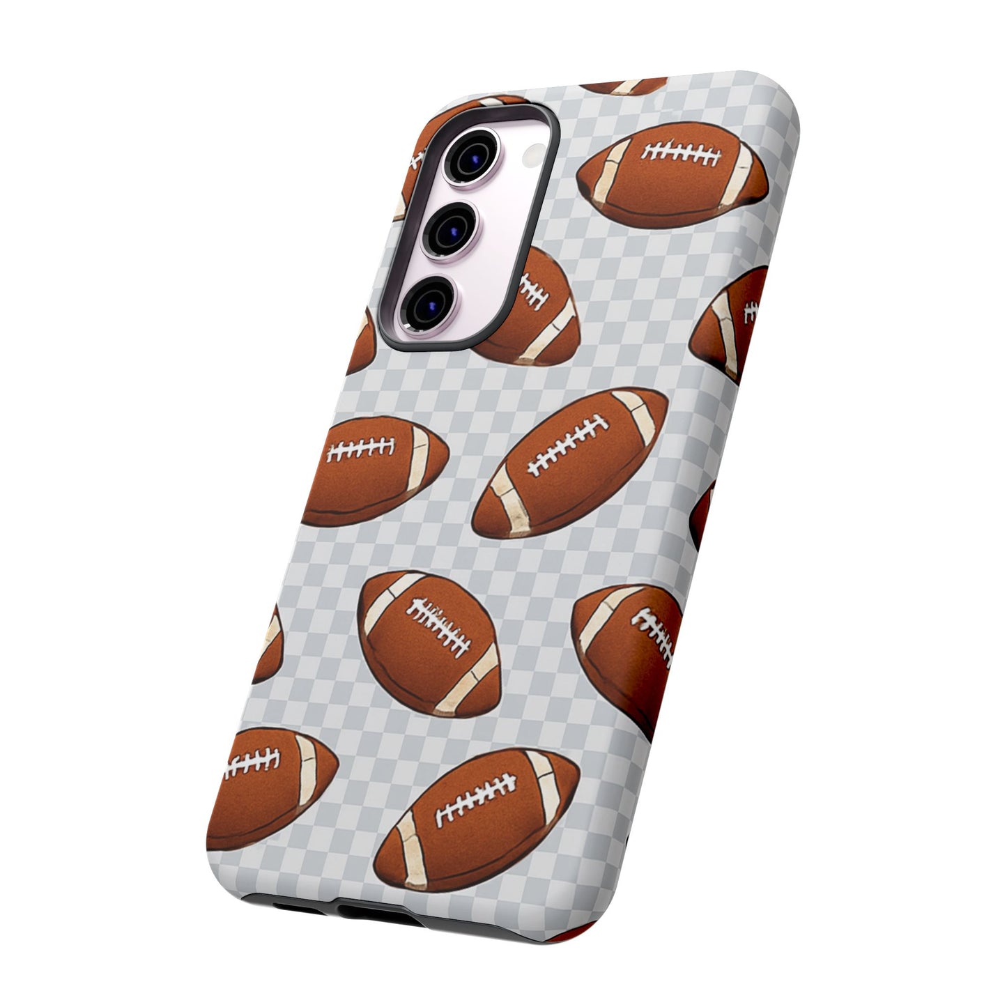 Football Phone Case, Tough Cases for Sports Fans, Unique Gift for Football Lovers, Protective Decor, Athletic Accessories