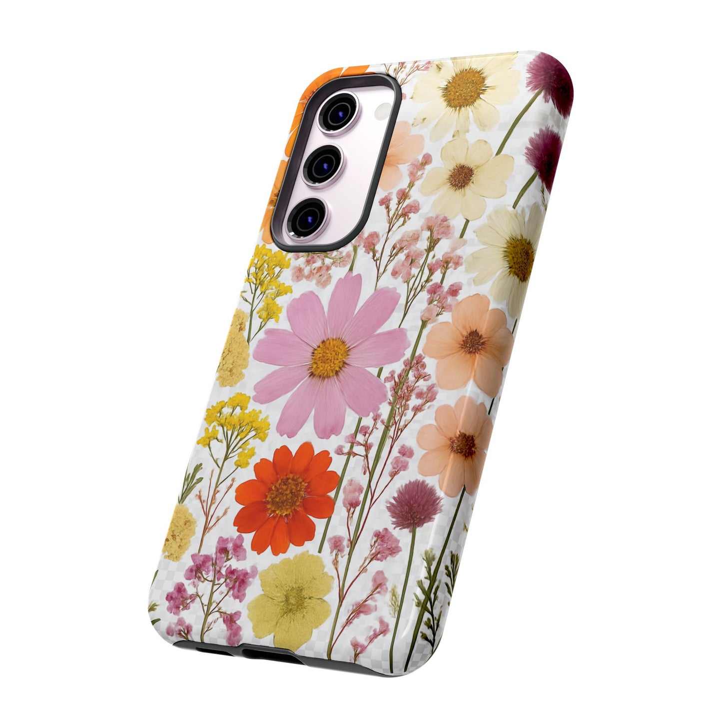 Floral Phone Case - Tough Cases, Stylish Protective Cover, Flower Design, Trendy Gift, Nature Lover Accessory, DRIED FLOWERS