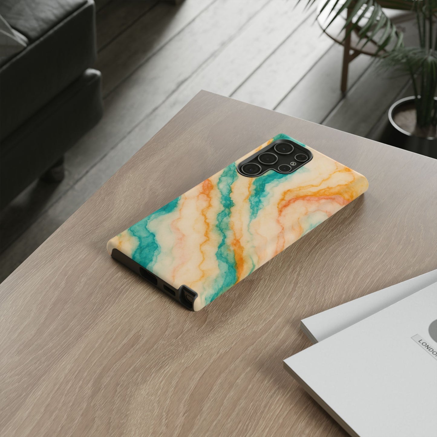 Stylish Phone Case - Tough Cases with Abstract Marble Design, Trendy Accessory, Gift for Her, Protective Case, Unique Phone Cover