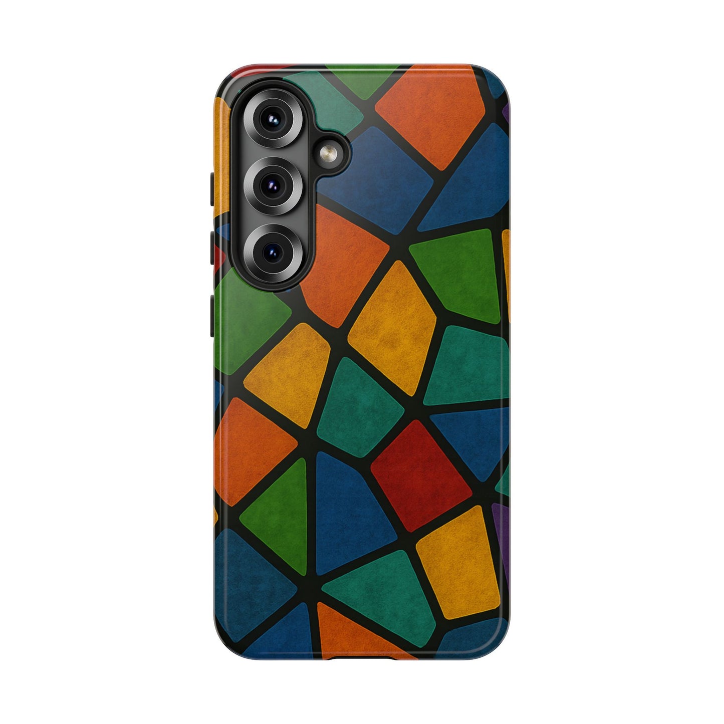 Colorful Mosaic Phone Case, Tough Cell Phone Cover, Vibrant Smartphone Protector, Unique Gift for Weddings, Birthday, Holidays