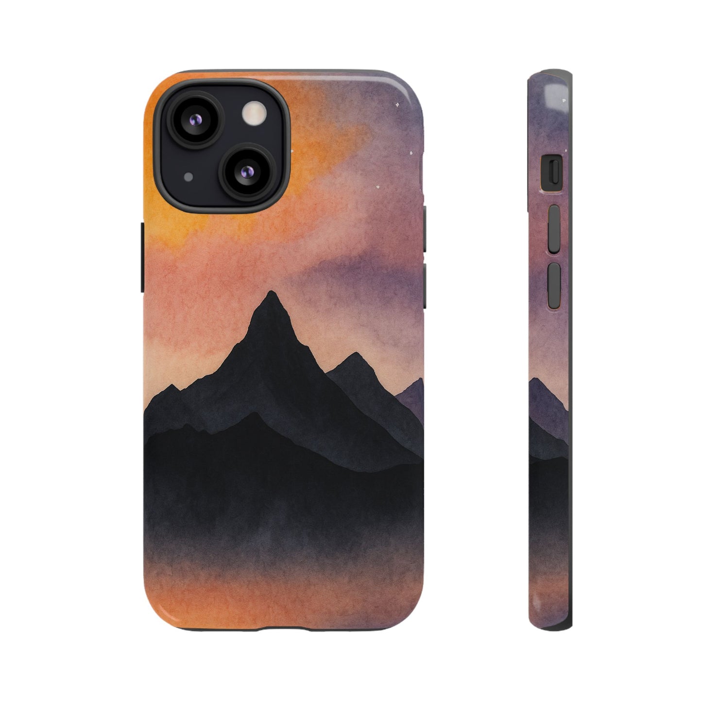 Mountain Sunset Phone Case, Nature Lover's Gift, Adventure Phone Cover, Unique Cellphone Accessories, Outdoor Enthusiast Decor