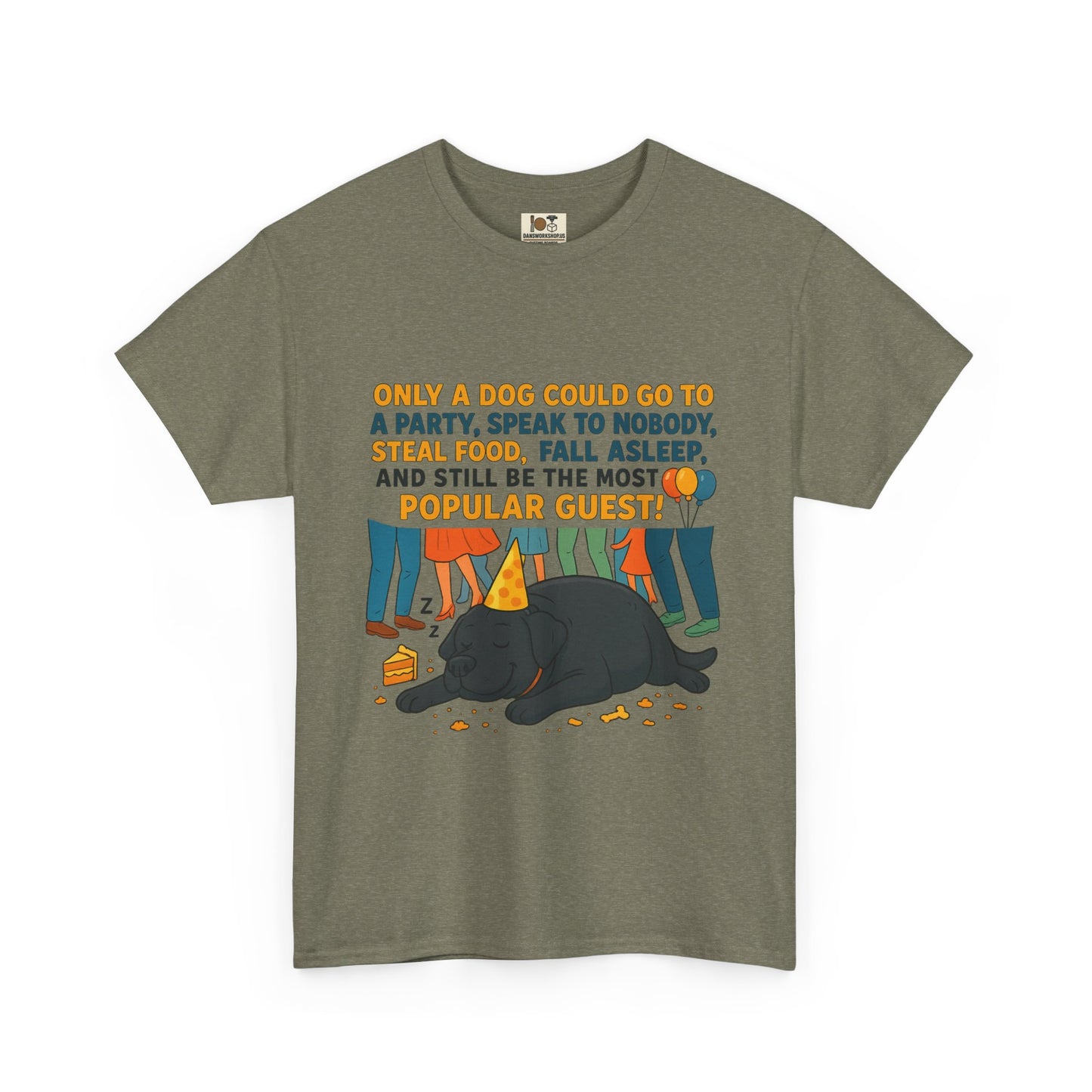 Funny Dog Lover Tee, Party Animal Shirt, Unique Gift for Dog Owners, Casual Wear, Pet Lover Gift, Birthdays, Dog Lovers