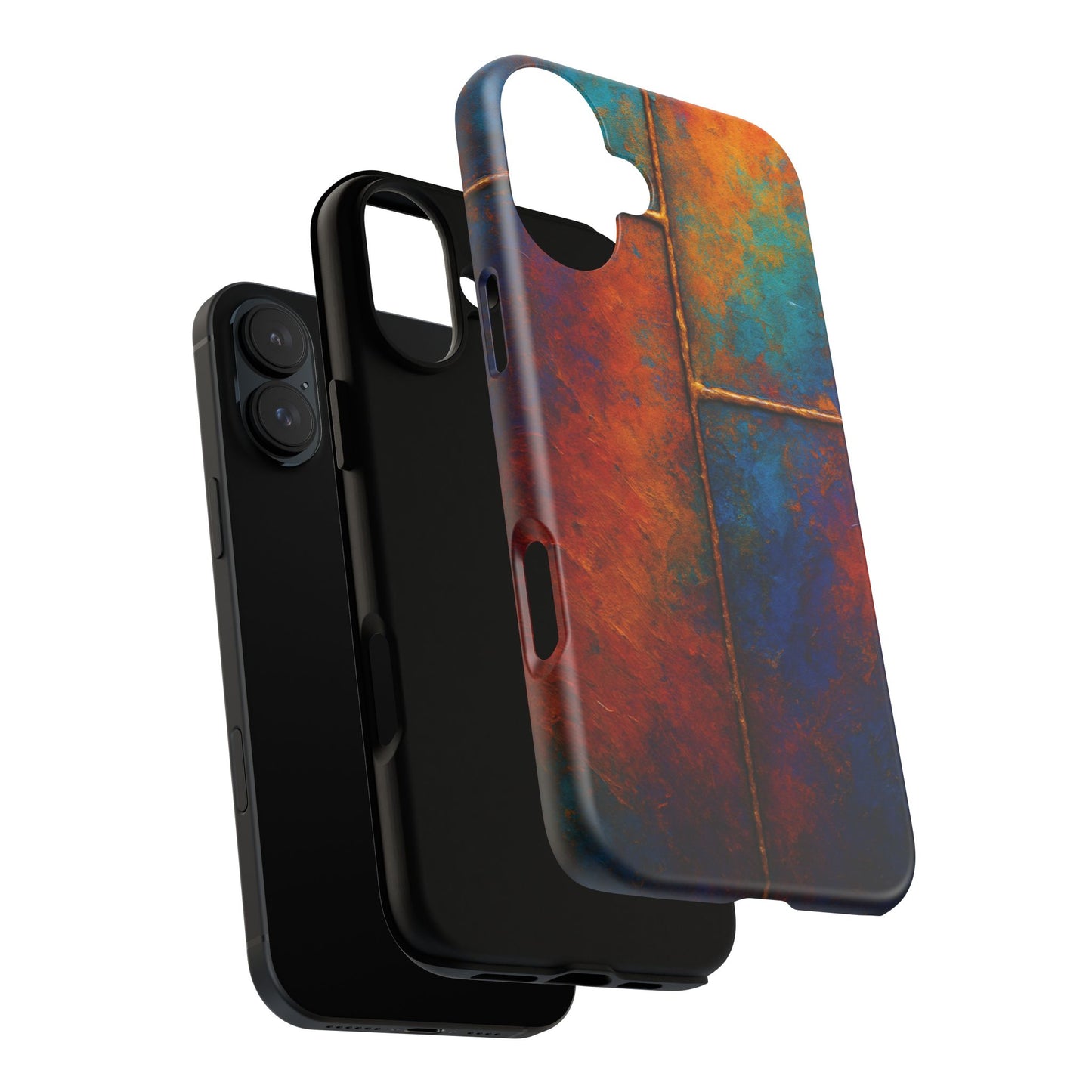 Vibrant Phone Case, Colorful Tough Case Cover, Artistic Phone Protector, Unique Smartphone Accessories, Gift for Tech Lovers