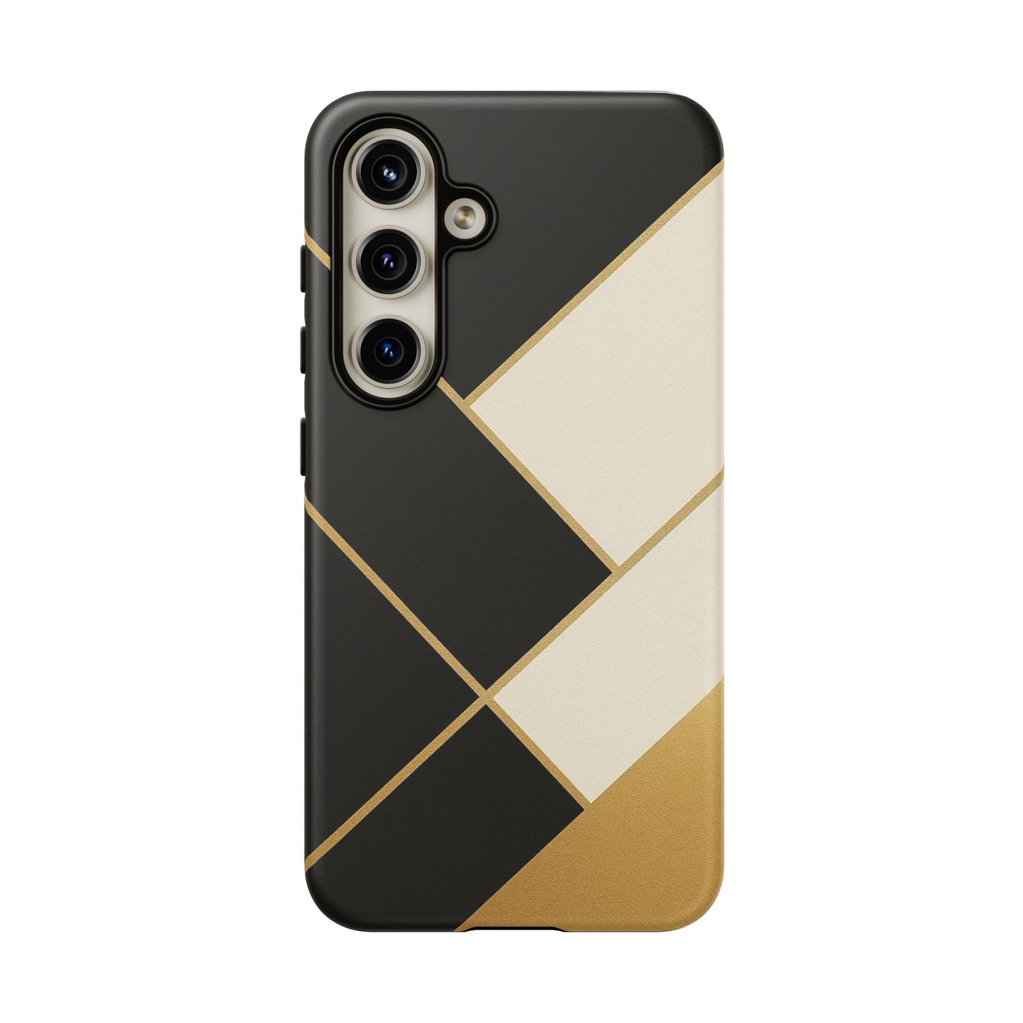Chic Phone Case, Stylish Phone Cover, Geometric Design Case, Protective Mobile Case, Modern Phone Protector