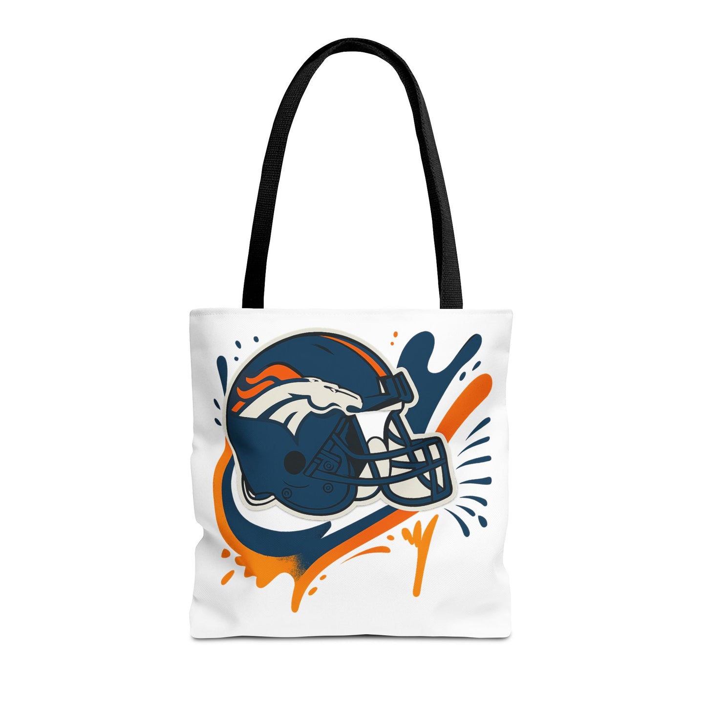 Denver Broncos Sports Tote Bag, Game Day Tote, Football Fan Gift, NFL Accessories, Team Spirit Bag, AOP Design
