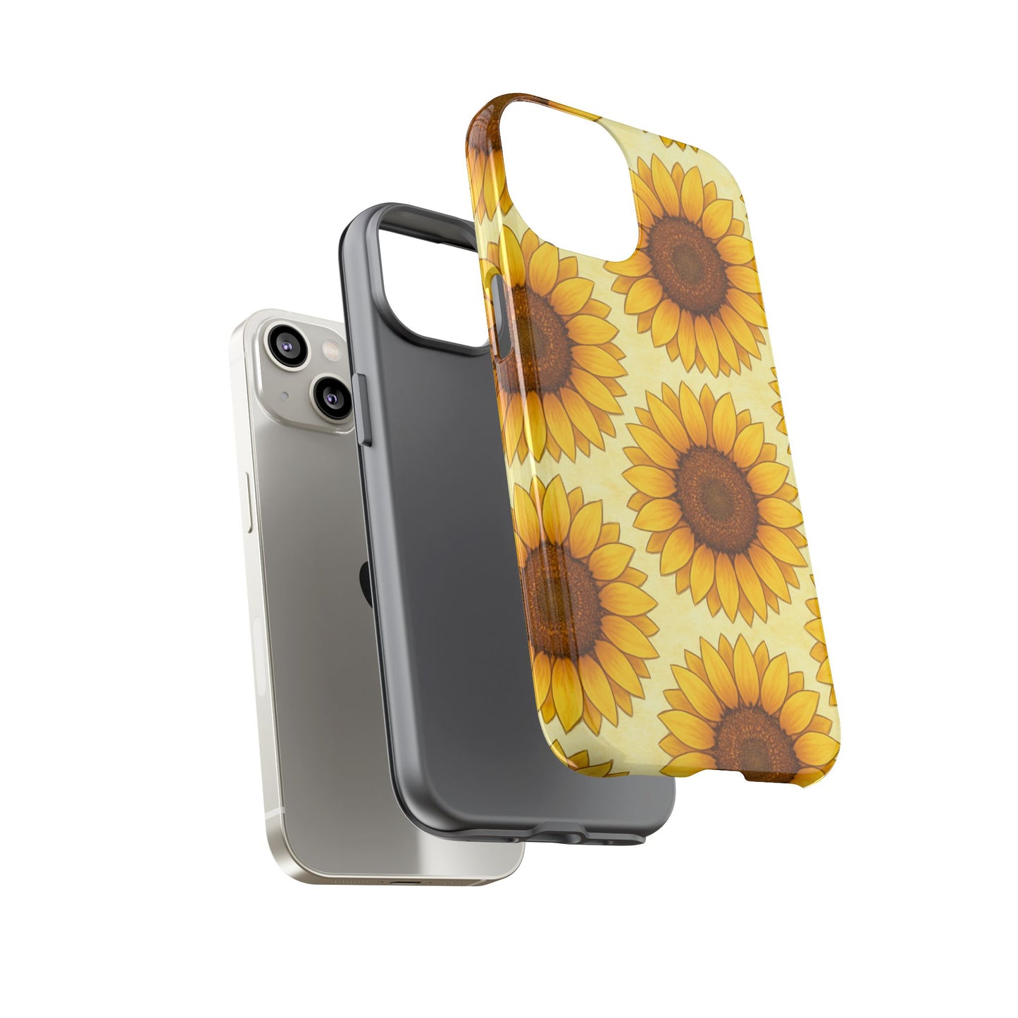 Sunflower Phone Cases - Tough Cases for Nature Lovers, Gift for Friends, Floral Design, Protective Case, Sunflower Decor
