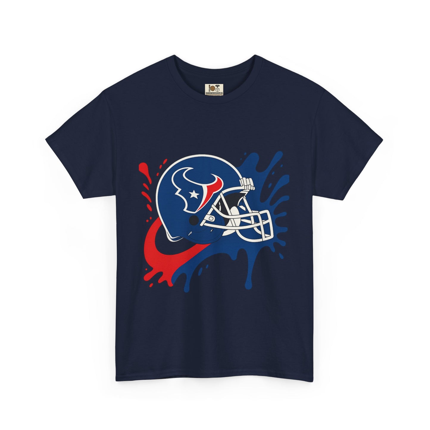 Football Splash Art Tee, Unisex Sports Shirt, Game Day Casual Wear, Gift for Fans, Holidays, Team Spirit Apparel