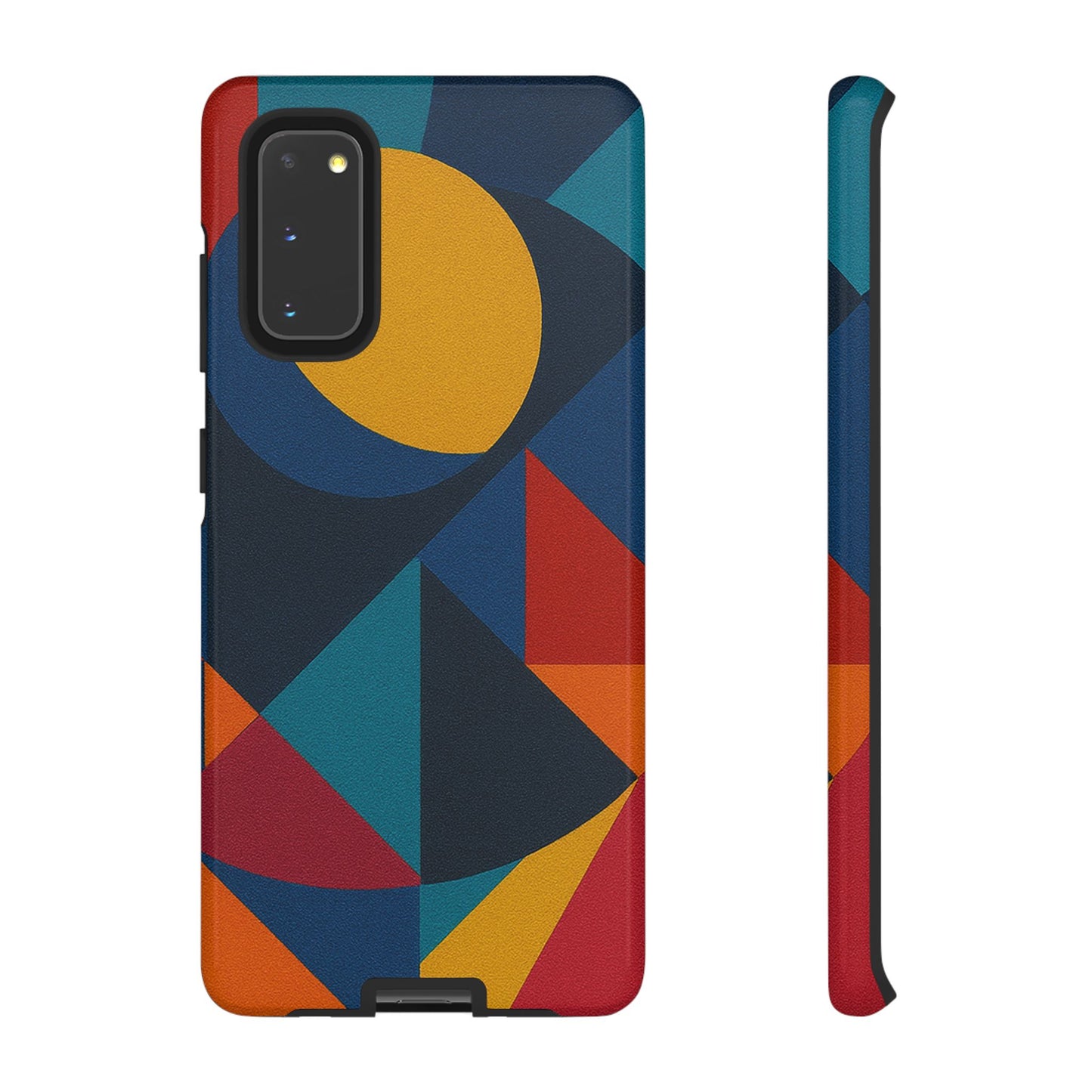 Vibrant Phone Case, Colorful Phone Cover, Geometric Design, Artistic Gift, Trendy Accessory, Vibrant Colors, Unique Design