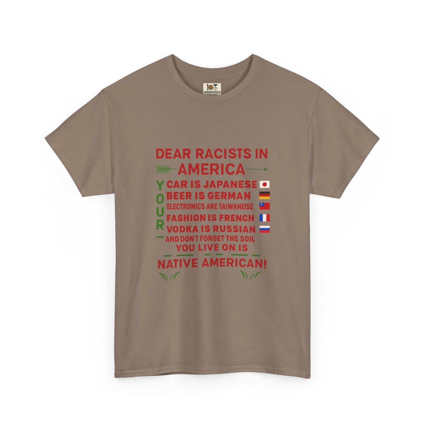 Cultural Awareness Tee, Unisex Heavy Cotton Tee, Anti-Racist Shirt, Social Justice Clothing, Statement T-Shirt, Gift for Activists