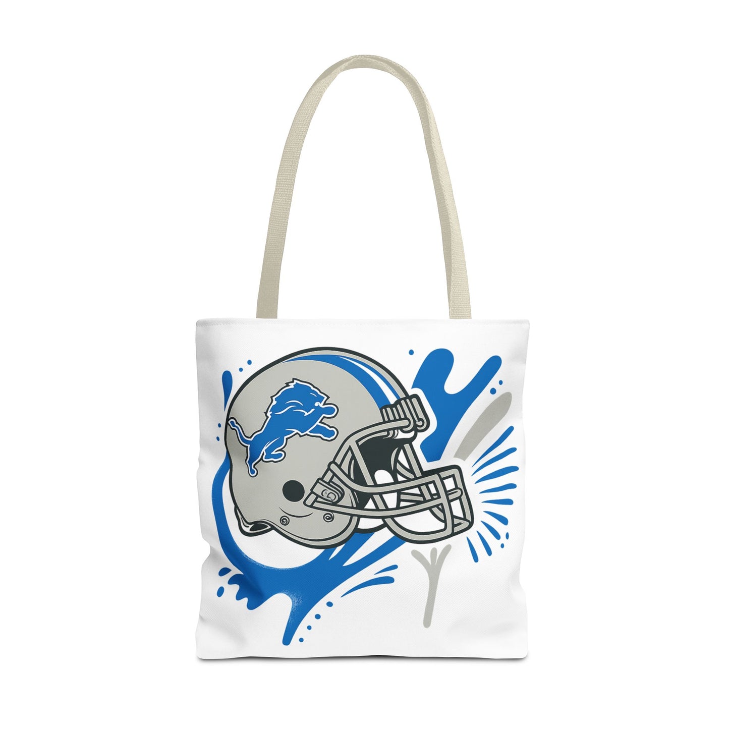 Sporty Tote Bag, Floral Football Tote, Game Day Bag, NFL Team Spirit Bag, Birthday Gift for Sports Fans, Everyday Use Bag