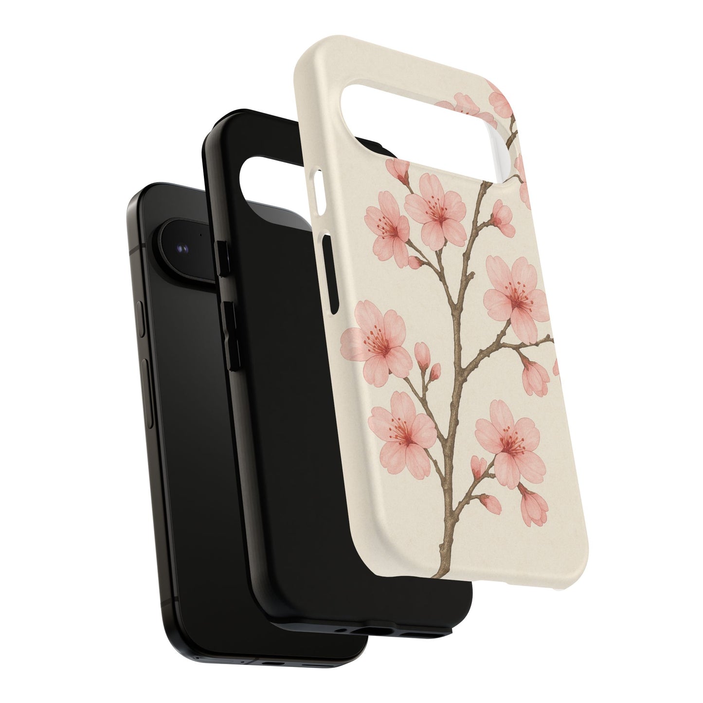 Cherry Blossom Phone Case, Floral Phone Cover, Tough Case for Gifts, Spring Decor, Cute Tech Accessories, Nature Lover's Gift
