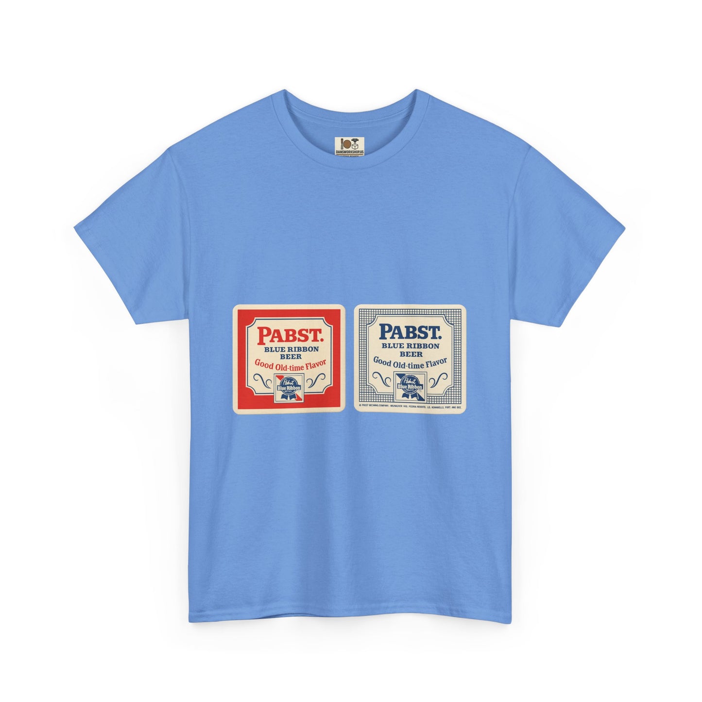 Vintage-Inspired Unisex Heavy Cotton Tee, Perfect for Beer Lovers, Retro Style Shirt, Gift for Him/Her, Casual Wear, Birthday Gift, Pabst beer