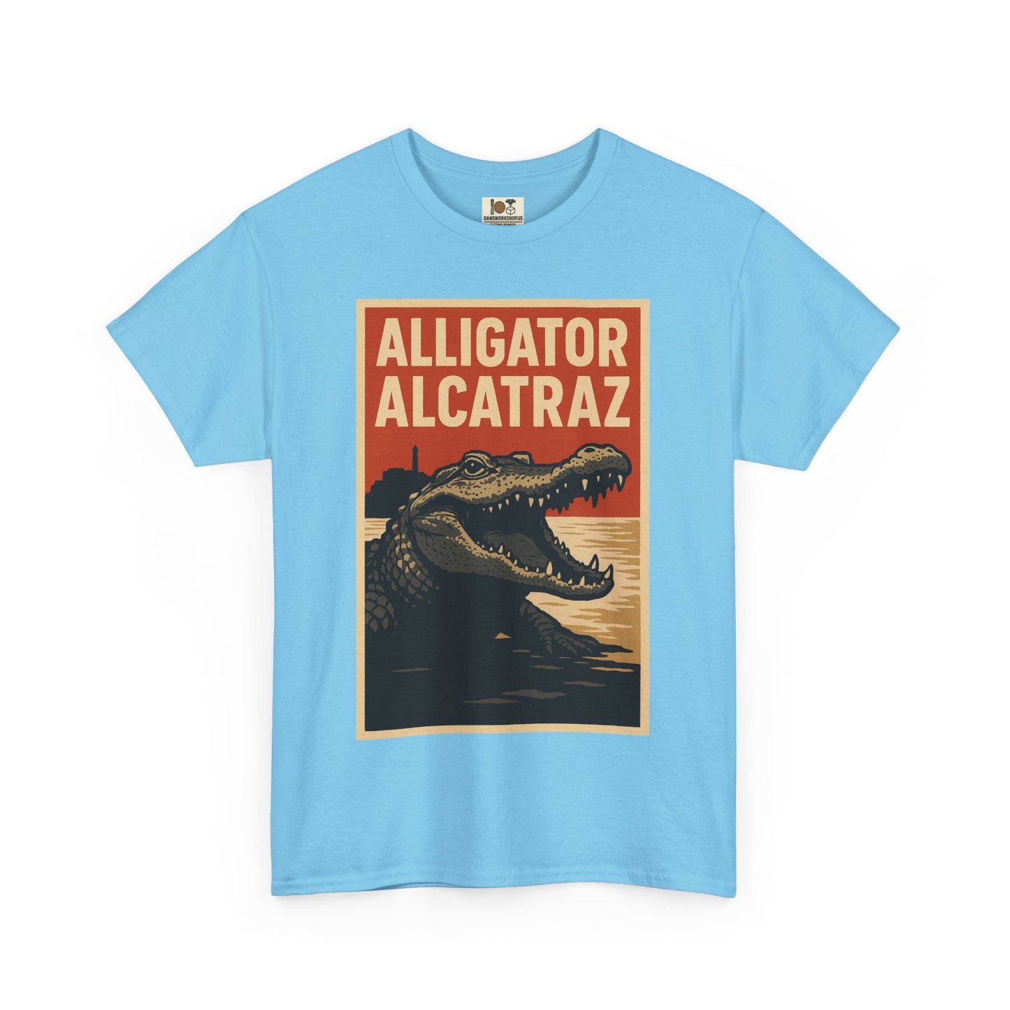 Alligator Alcatraz Graphic Tee - Fun Wildlife Shirt, Gift for Nature Lovers, Unisex Casual Top, Adventure Enthusiasts, Unique Travel [...]