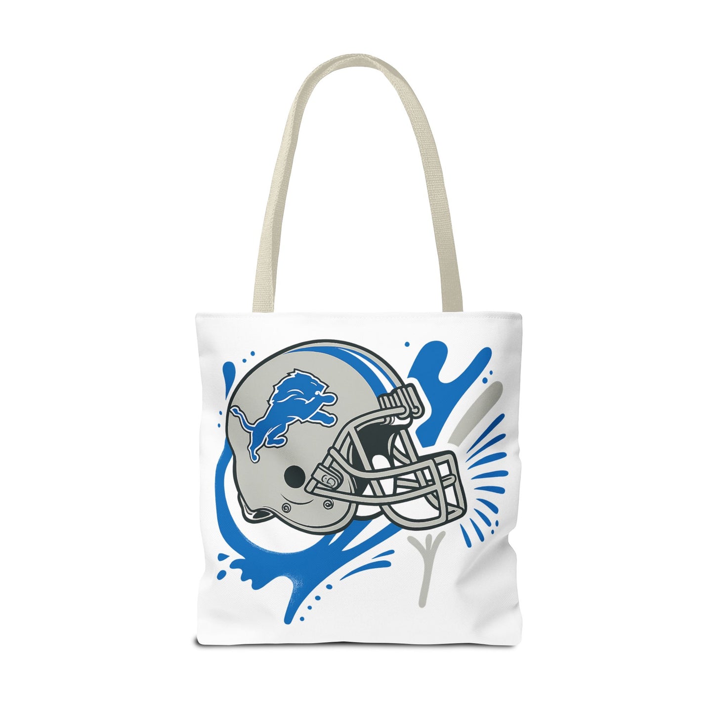 Sporty Tote Bag, Floral Football Tote, Game Day Bag, NFL Team Spirit Bag, Birthday Gift for Sports Fans, Everyday Use Bag
